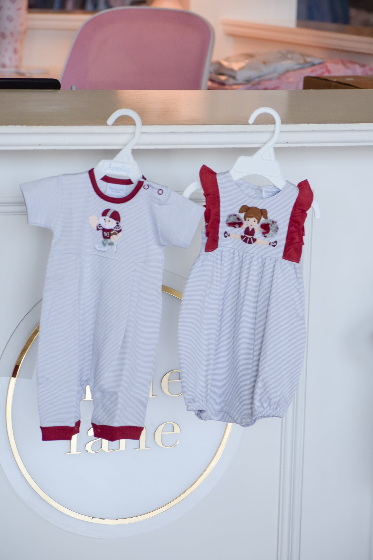 Maroon Boy Romper