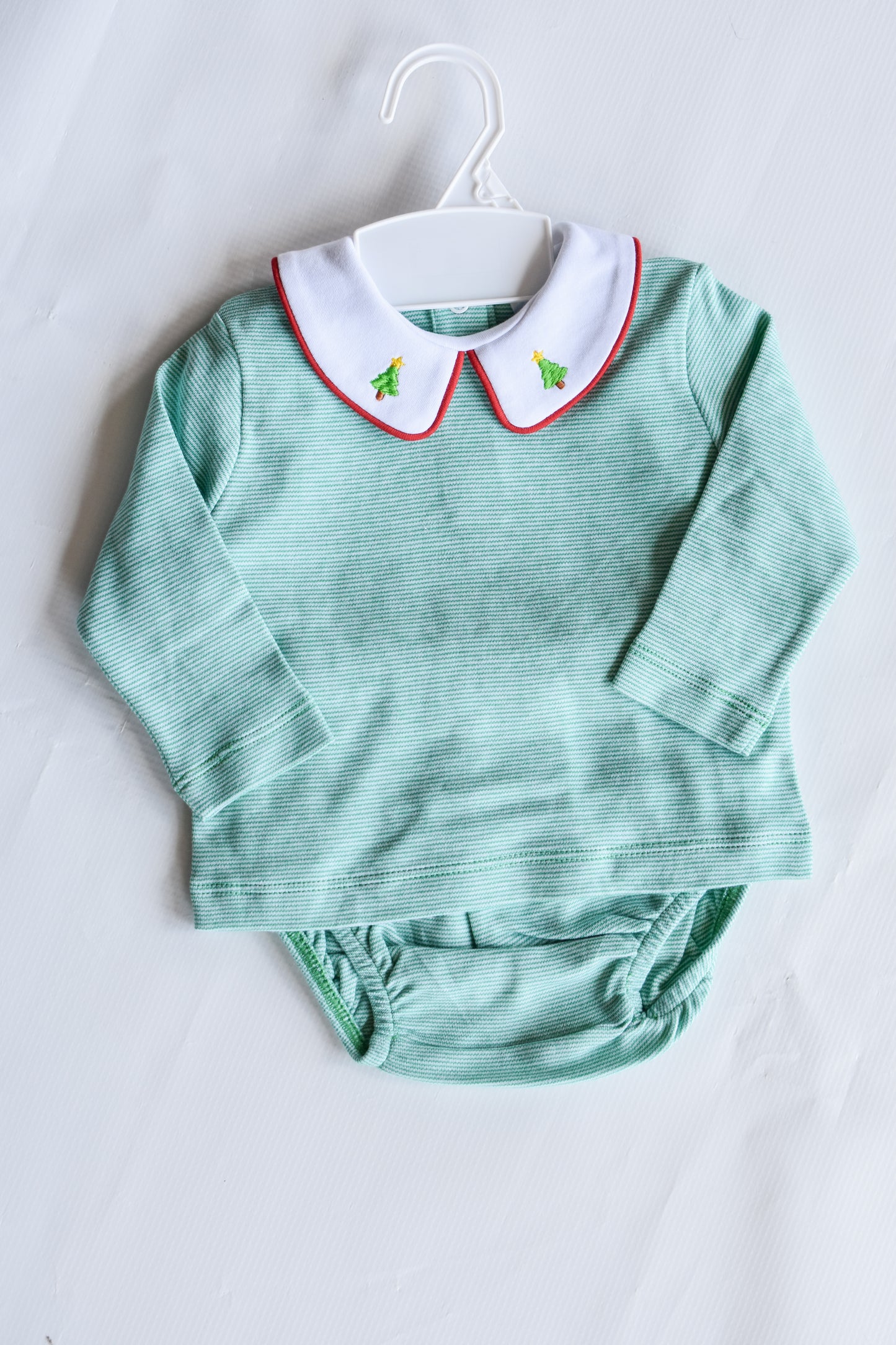Little Christmas Tree Boy Diaper/Bloomer Set