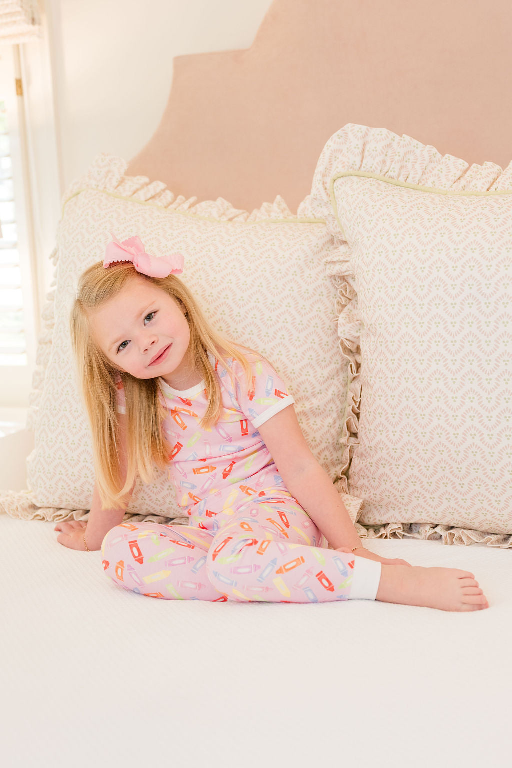 Crazy Crayons-Girl's PJ Pant Set
