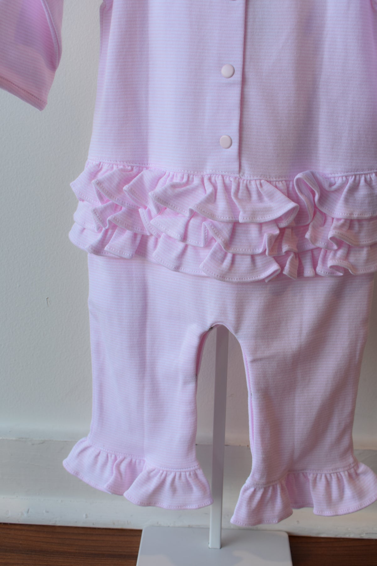Petal Pink Long Sleeve Romper