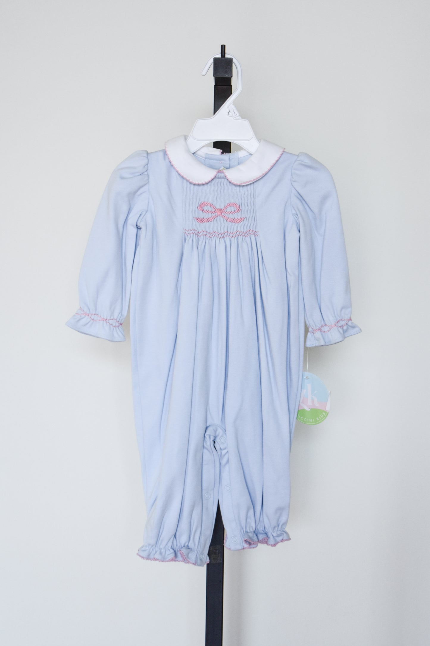 Bluebell Bows-Sylvie Smocked Long Bubble