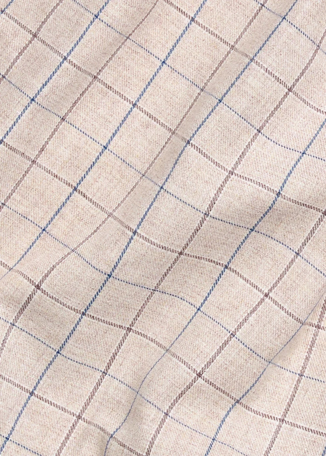 Smocked Molly Skirt-Durham Windowpane