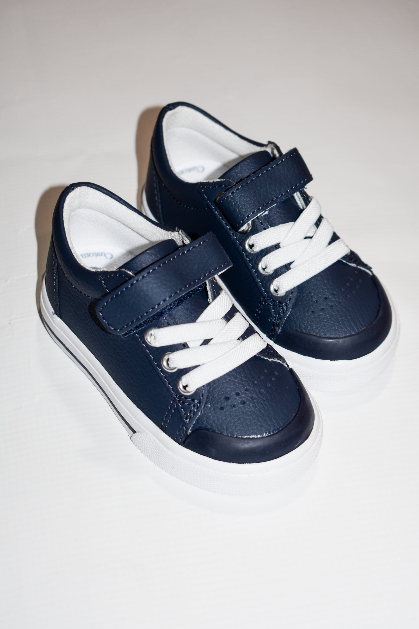 Reese Navy Leather Sneaker