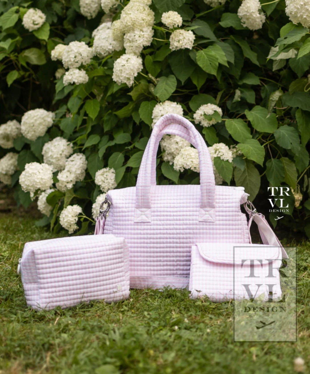 Quilted Stroller Bundle-Pimlico Stripe Pink