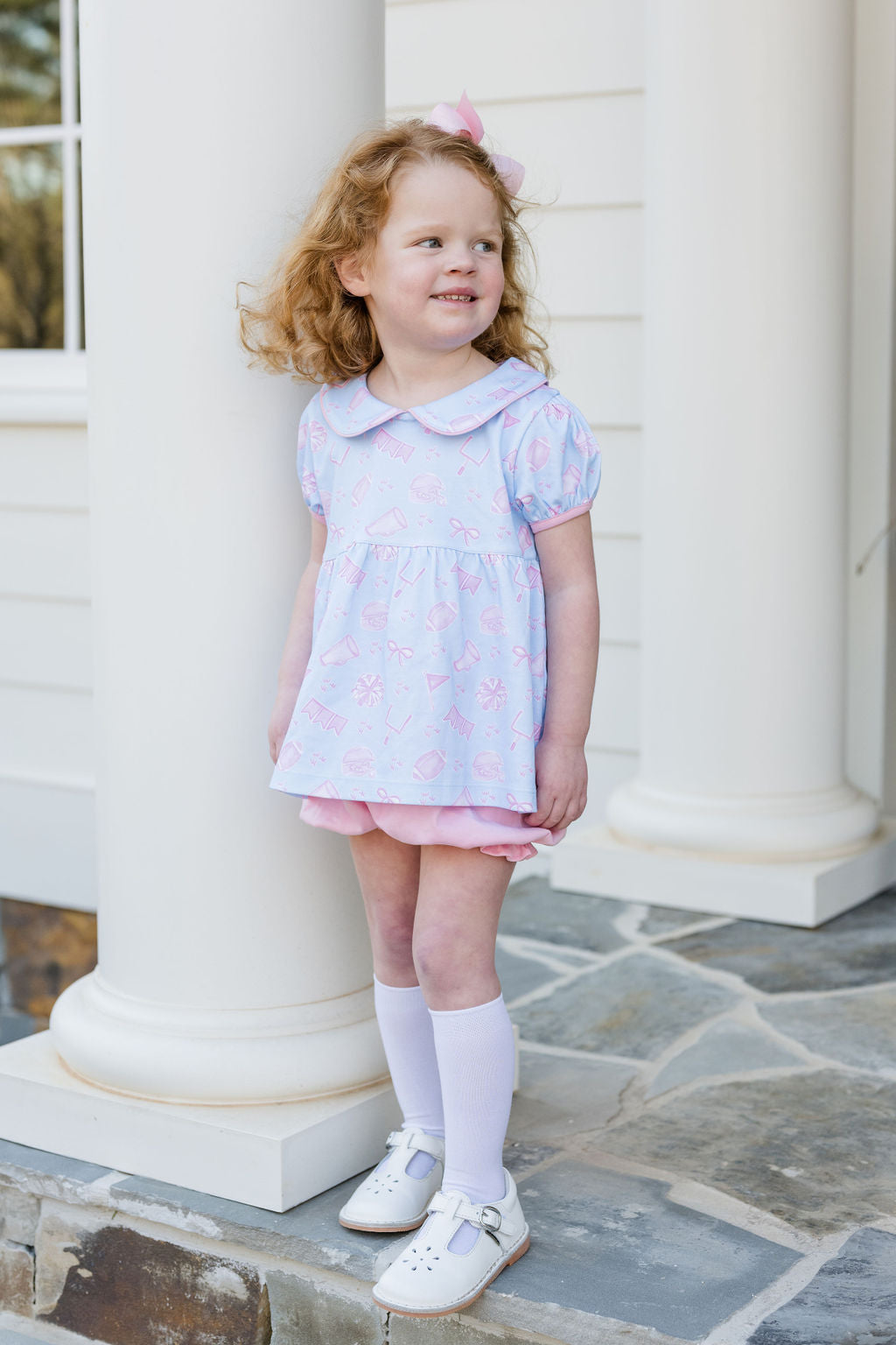 Gameday Giggles-Sally Knit Bloomer/Short Set