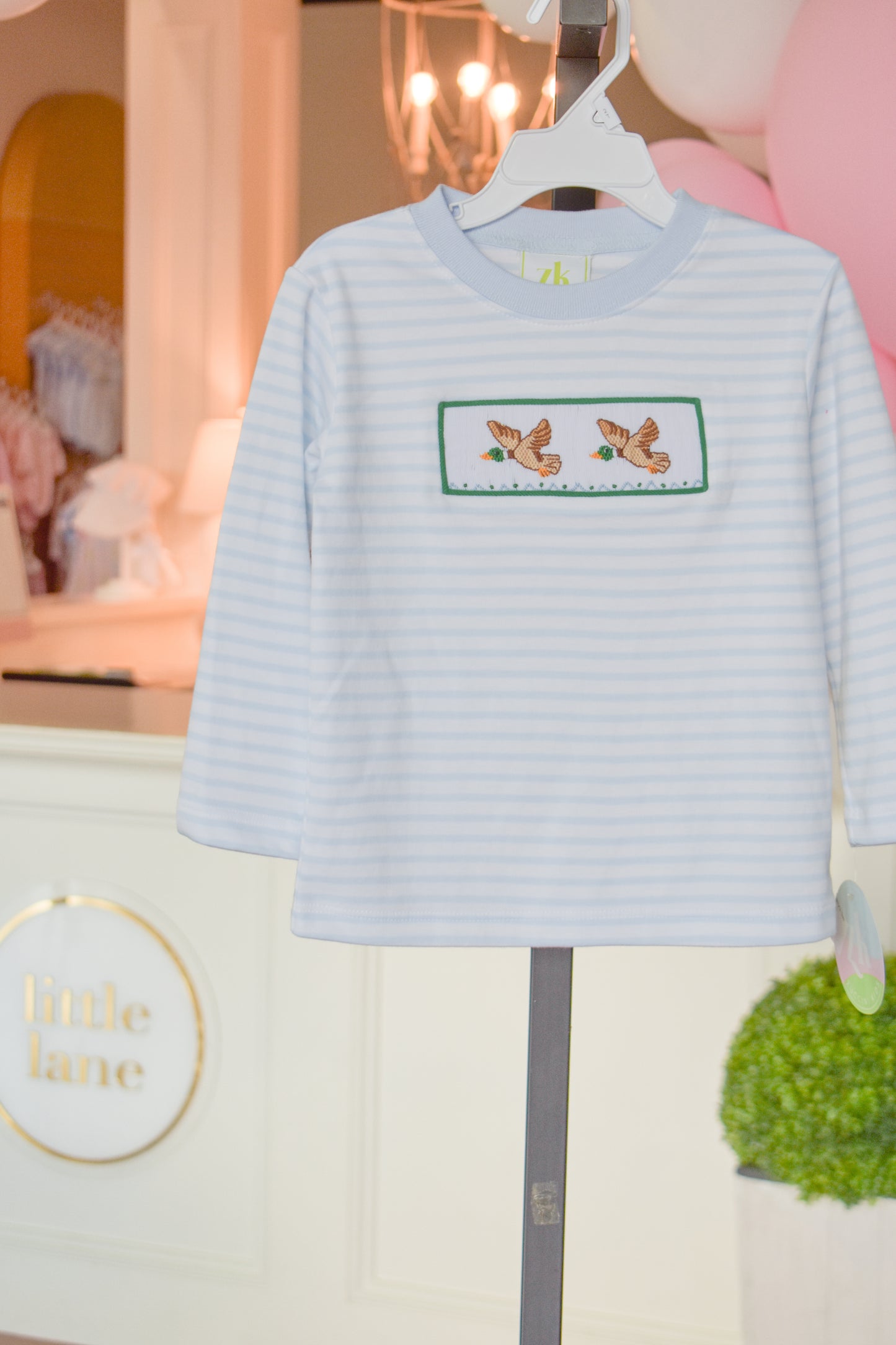 Feathered Friends L/S Smocked Harry's Tee