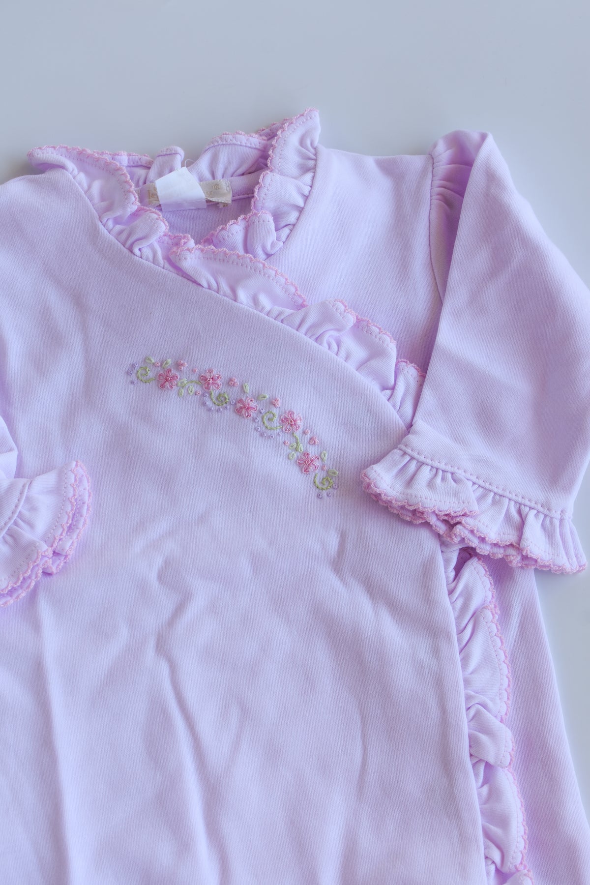 Fall Florals Premier Hand Embroidered Footie