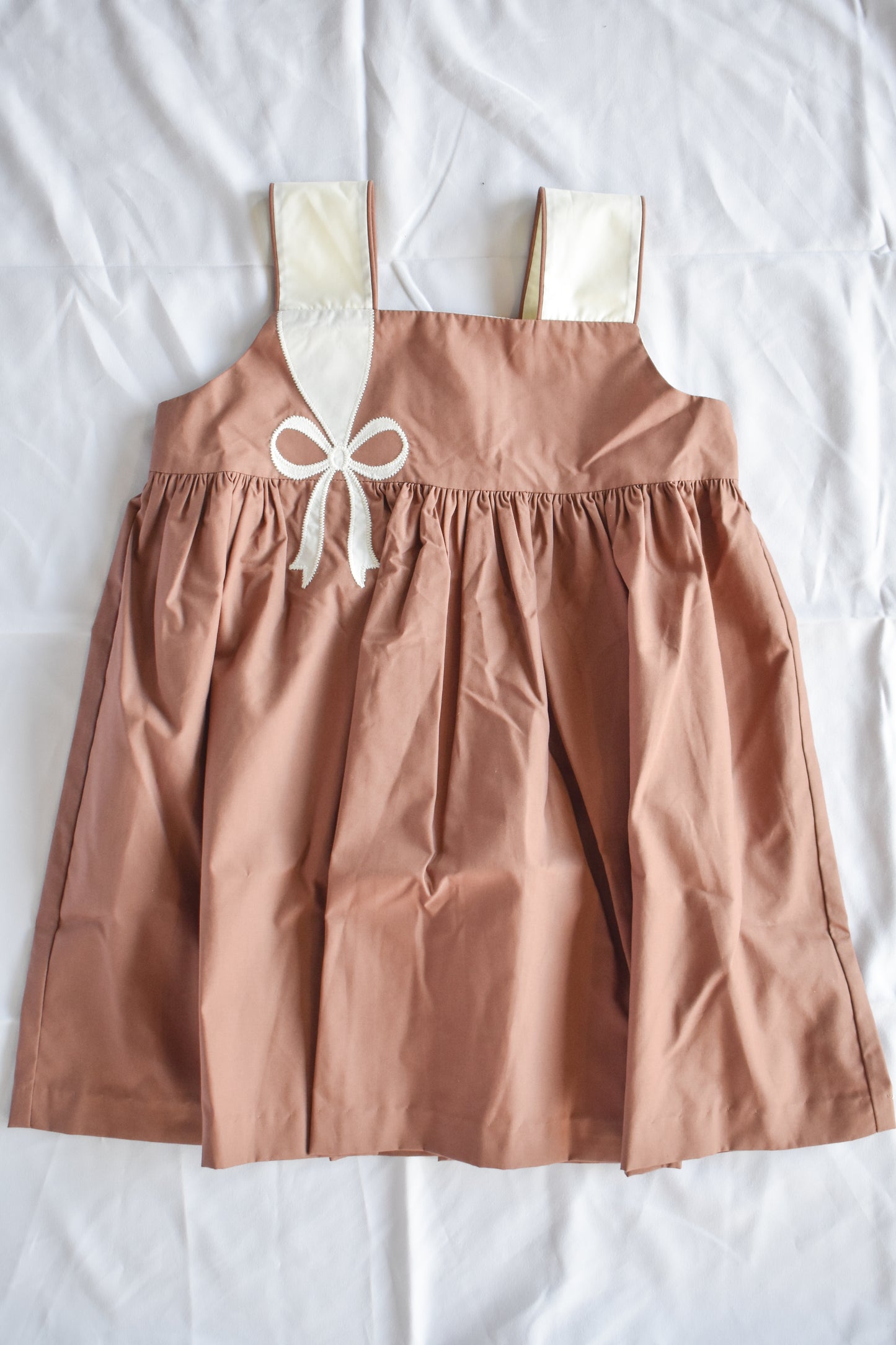 Demi Dress-Gray Bay Brown