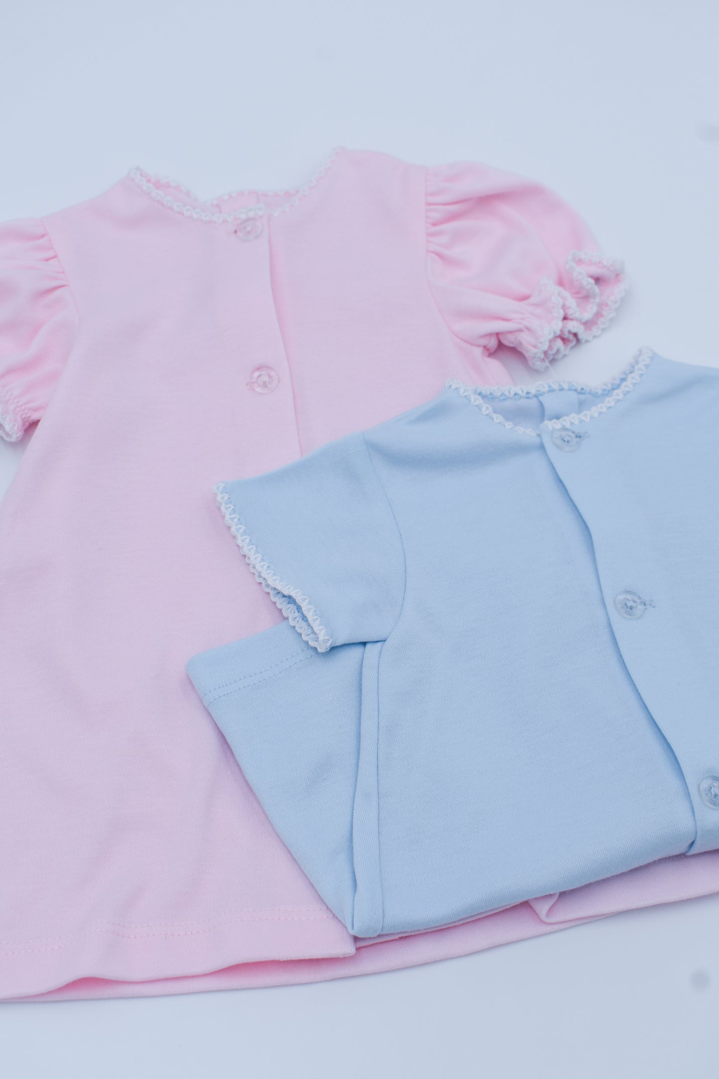 Baby Blue Crochet Knit Daygown