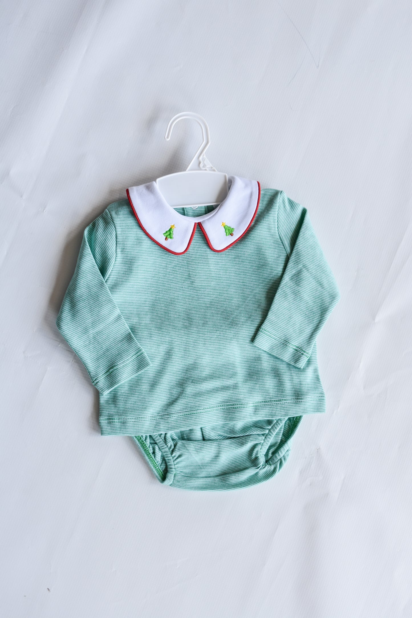 Little Christmas Tree Boy Diaper/Bloomer Set