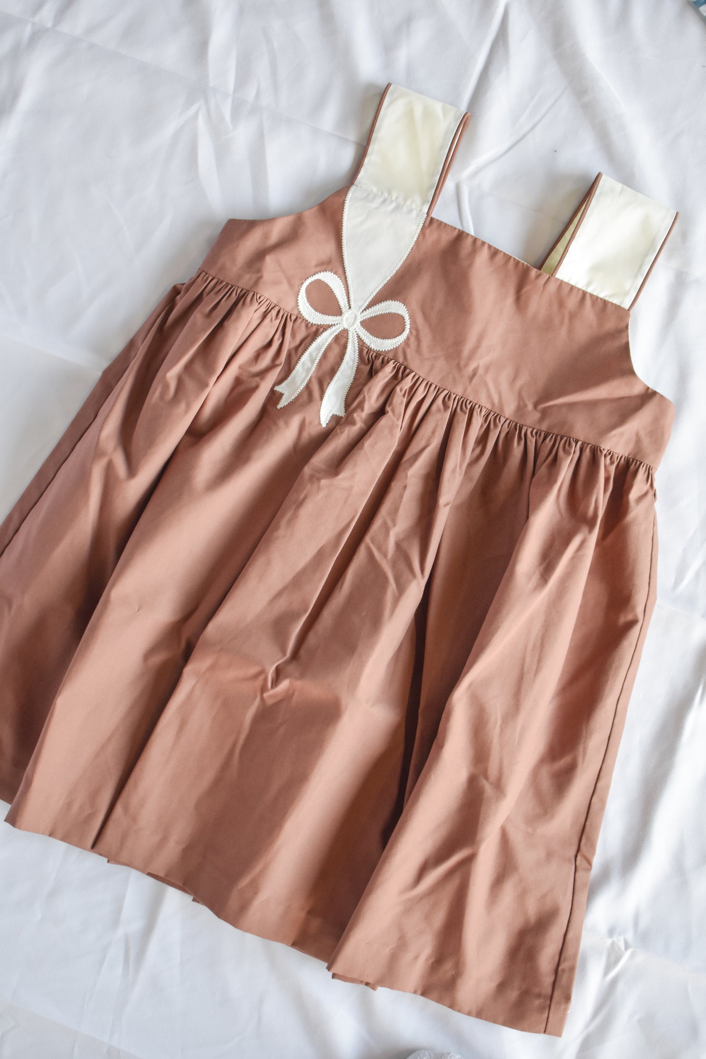 Demi Dress-Gray Bay Brown