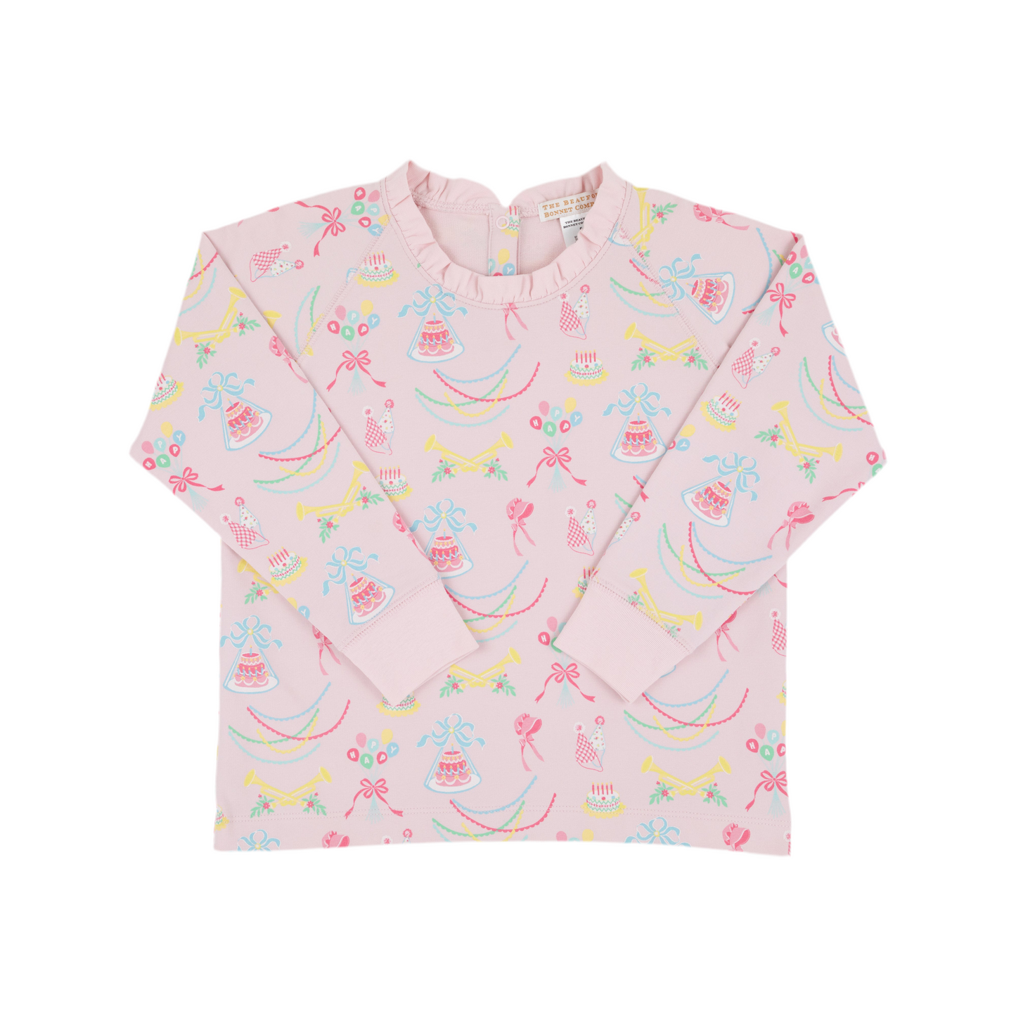 Cassidy Comfy Ruffled Crewneck-Golden Birthday