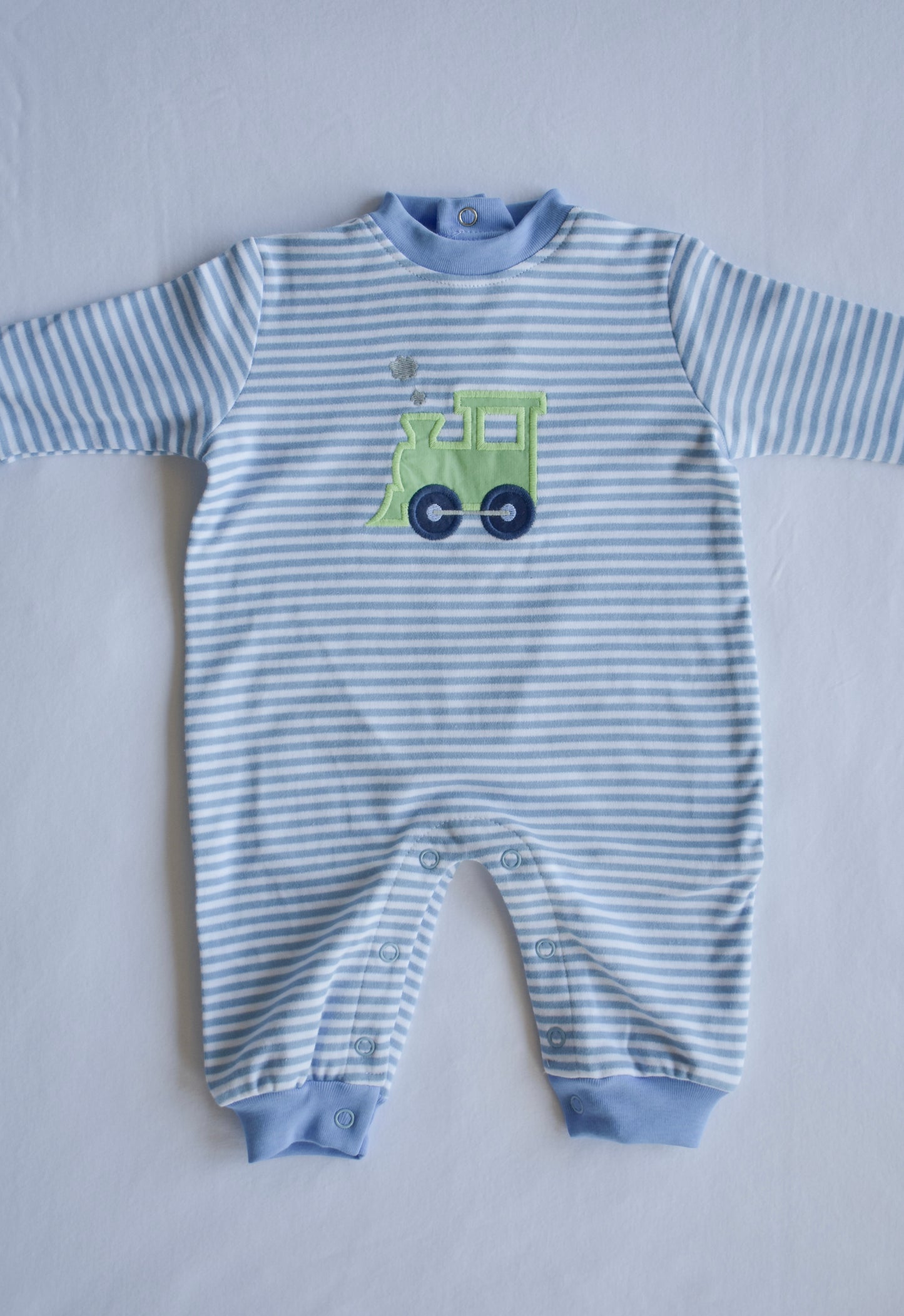 Tiny Tracks-Boy Knit Romper