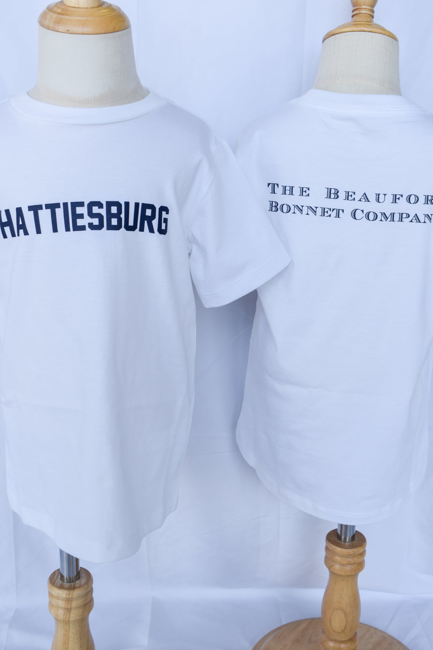 Sir Proper "Hattiesburg" Logo Tee-Worth Ave White/Navy