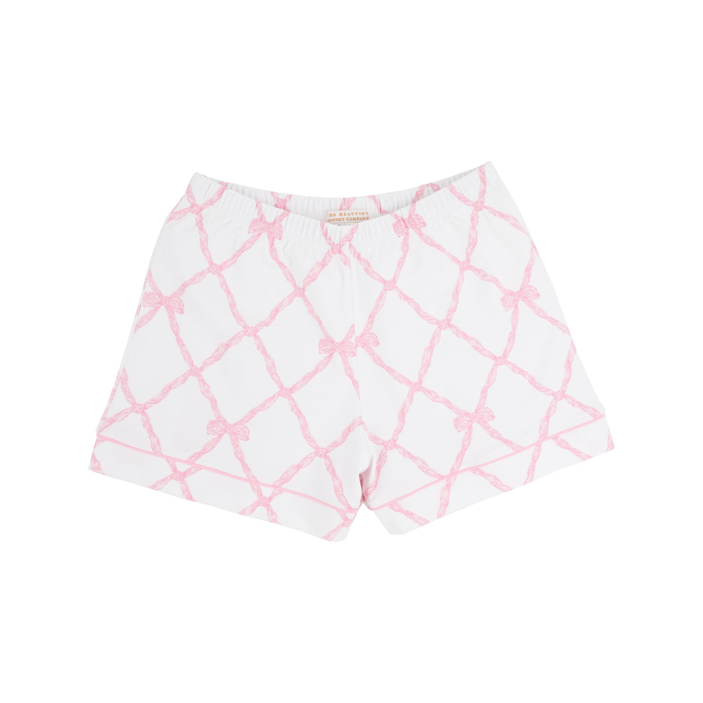 Women's Let Me Lounge Shorts-Pink Belle Meade Bow