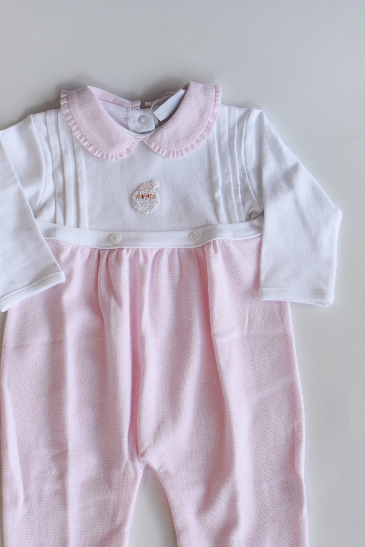 Pink Mini St Nick Collared Longall