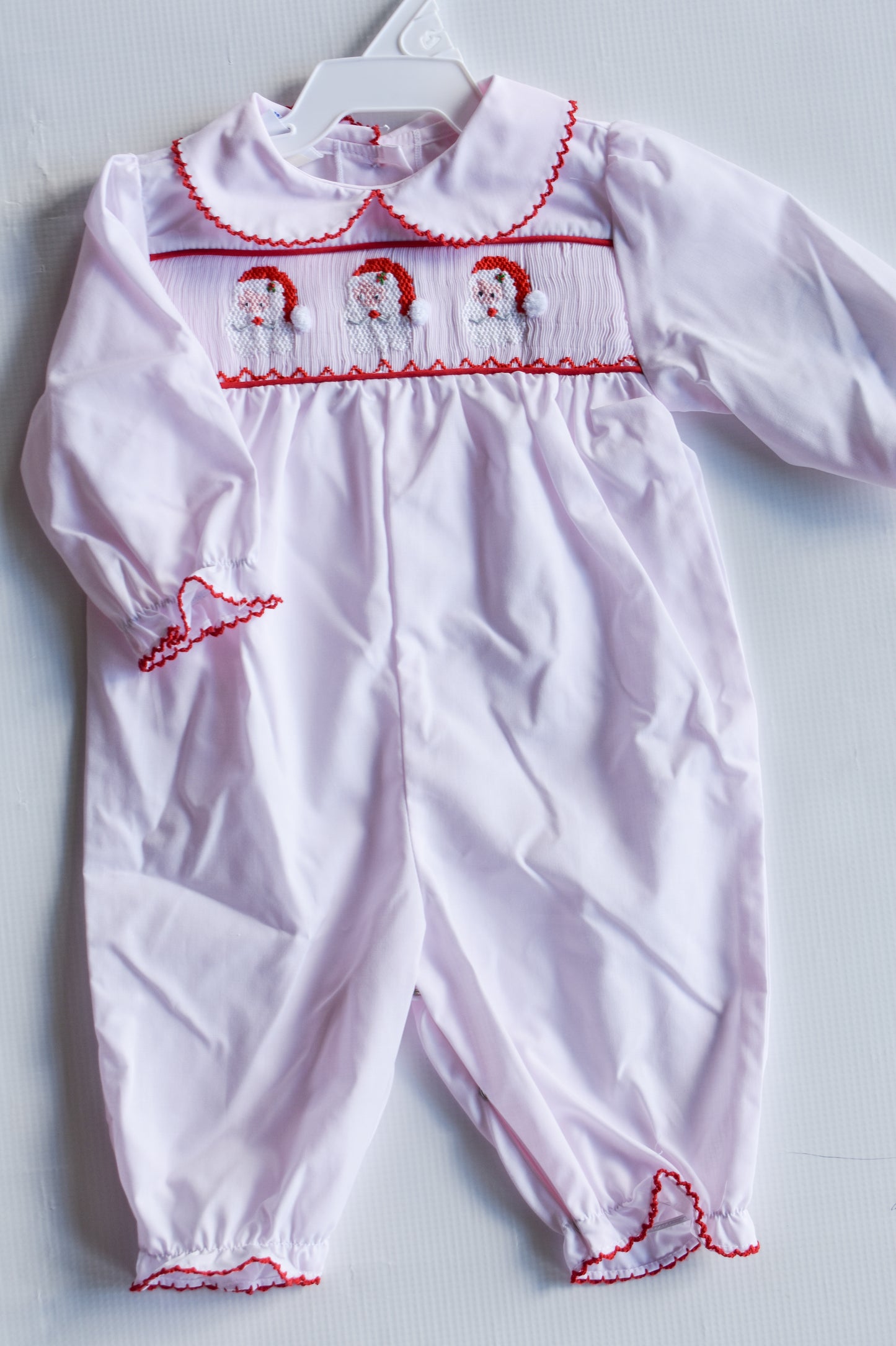 Jolly Pink Santa Girl's Dressy Long Bubble