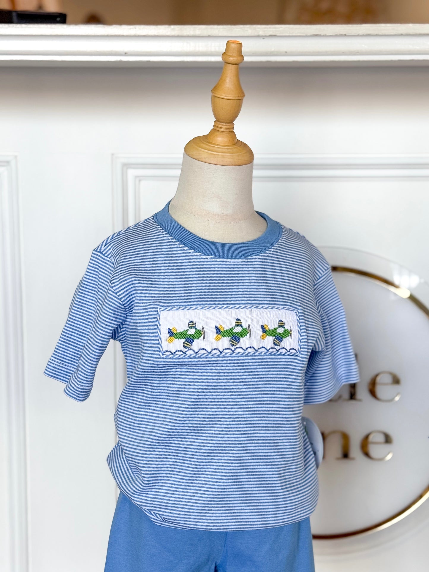 Pilot Harry's Play Tee-Blue Striped