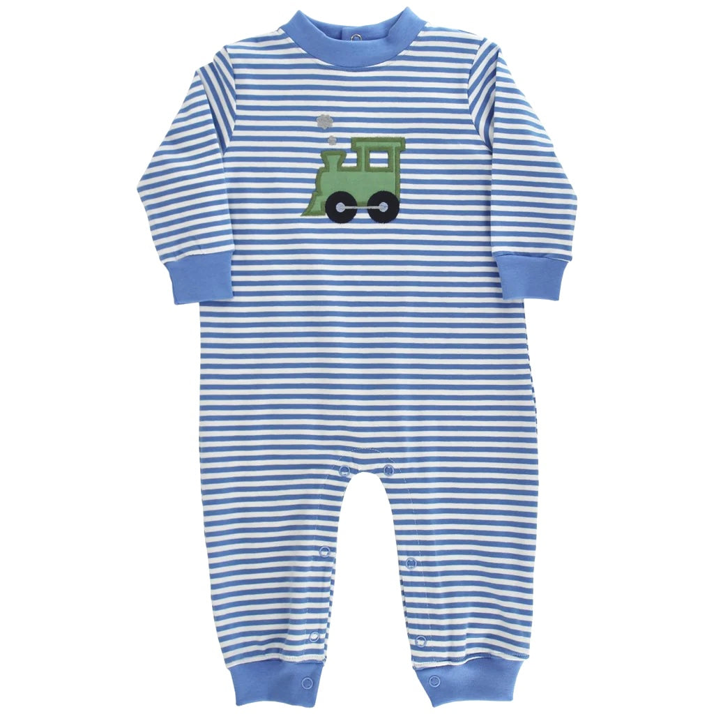 Tiny Tracks-Boy Knit Romper