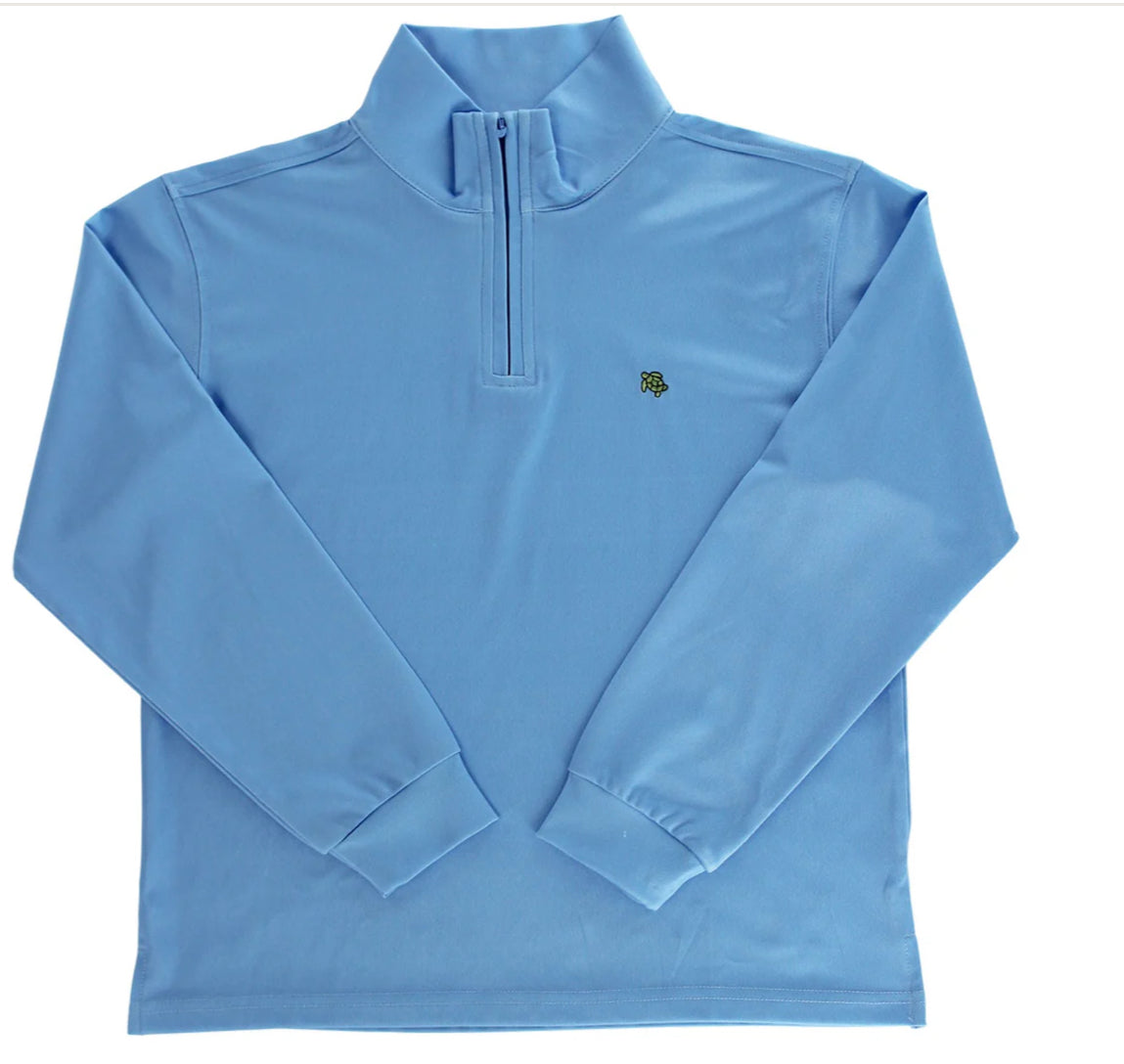 Performance Half Zip, LT Blue