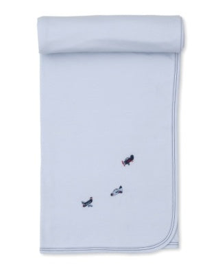 Embroidered Sky Traffic Blanket