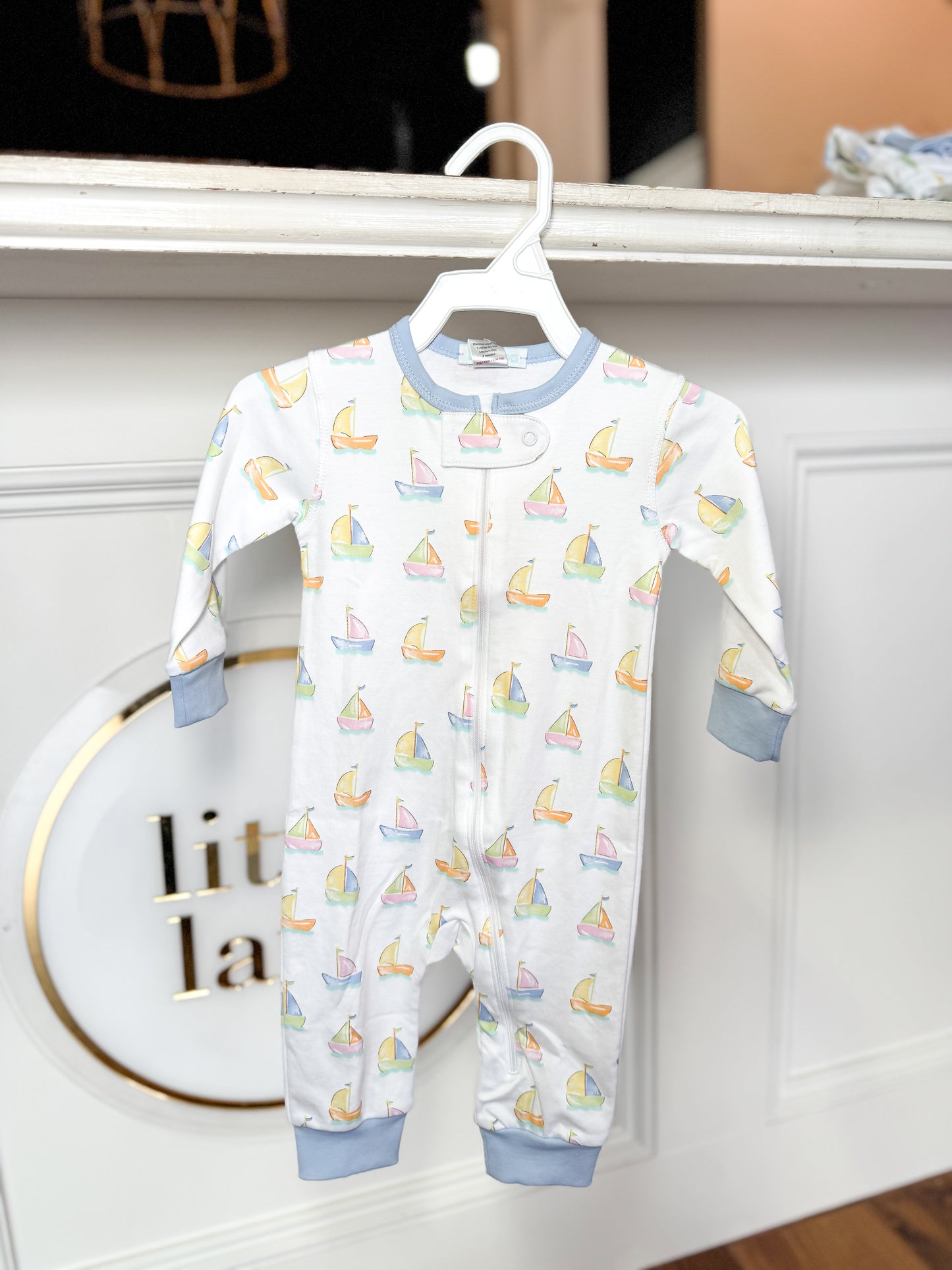 Sailboat Jammie-Blue
