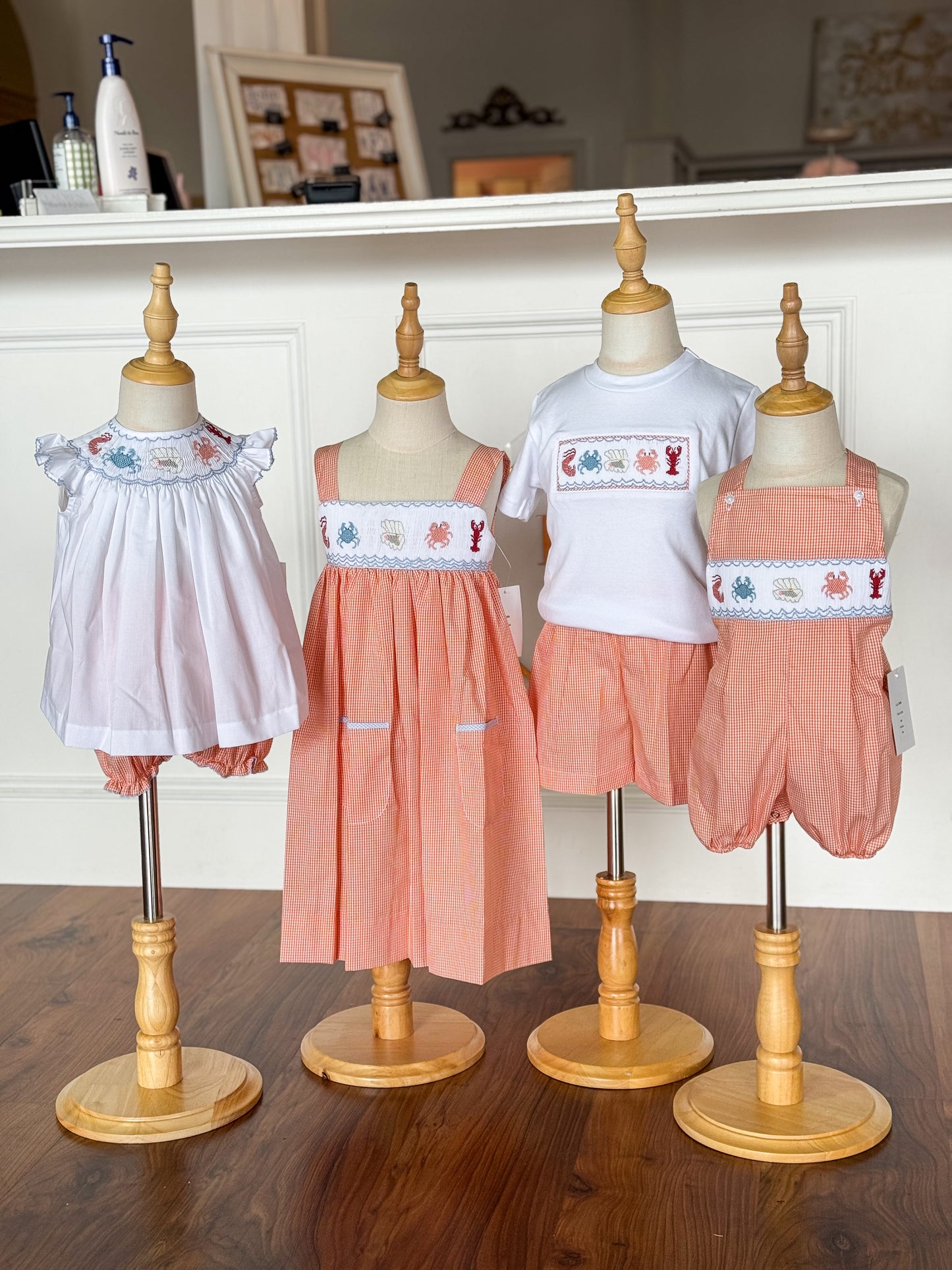 Under The Sea Smocked Julia Strap Dress