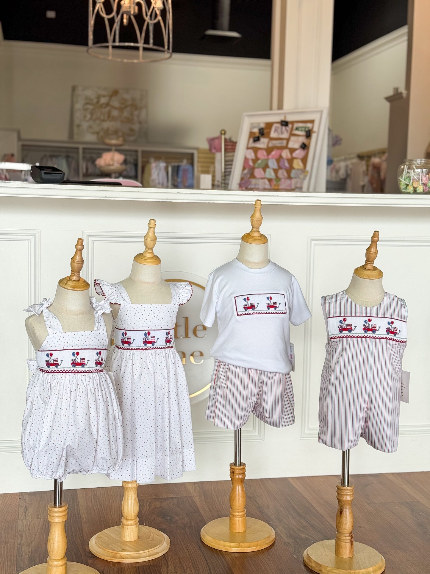 Little Red Wagon Party-Jackie Polka Dot Dress