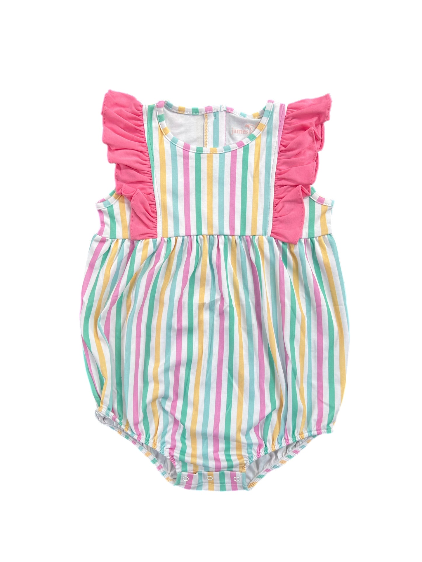 A Striped Summer-Liza Ruffled Bubble