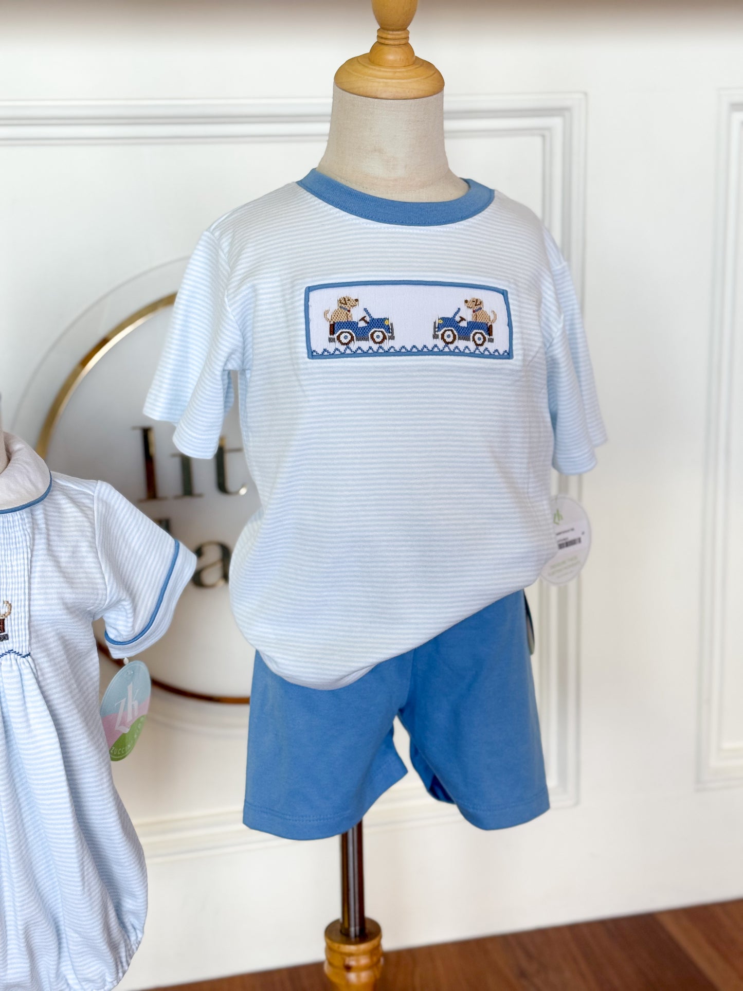 Racing Puppies Play Stripe Set