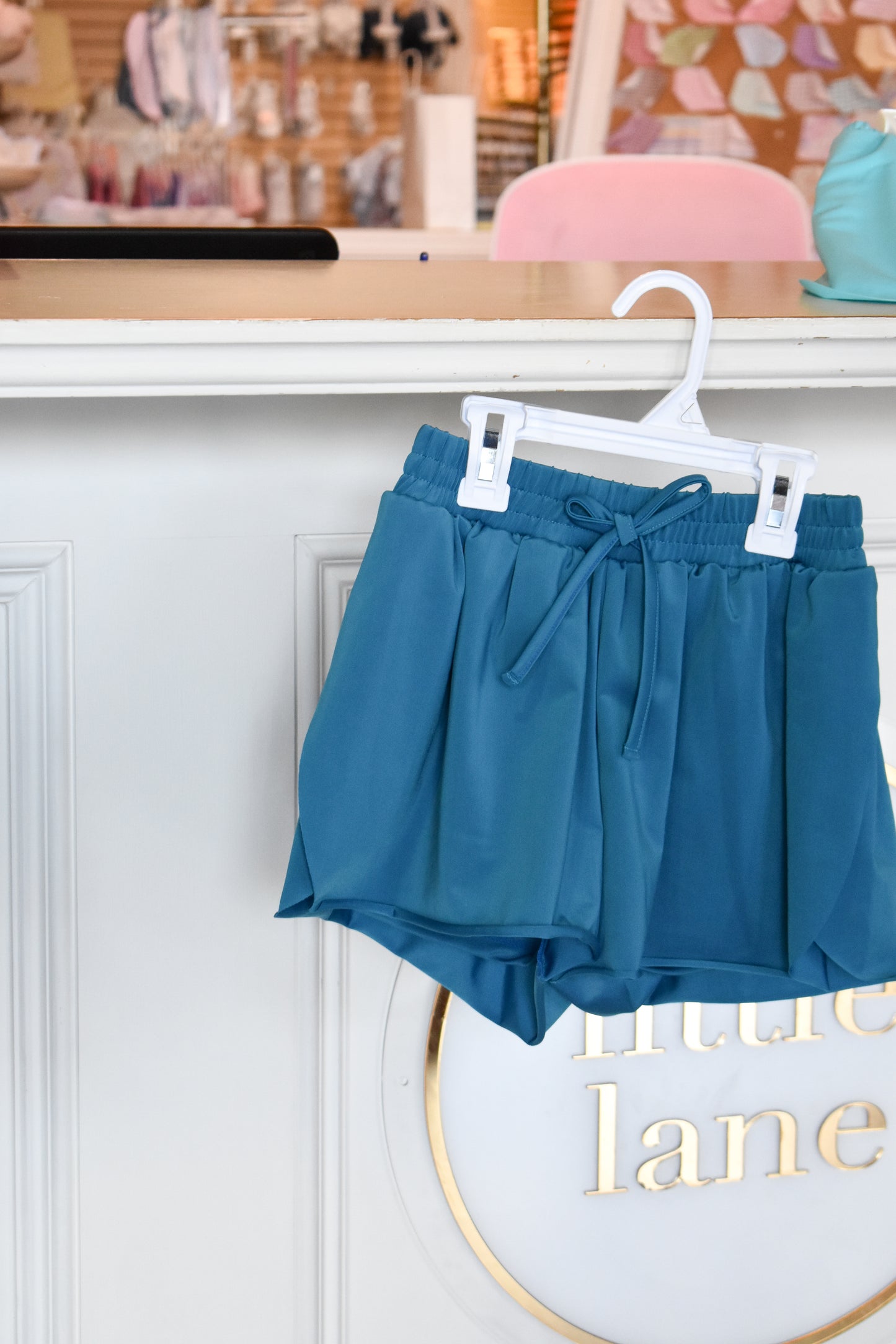 Butterfly Shorts-Turquoise