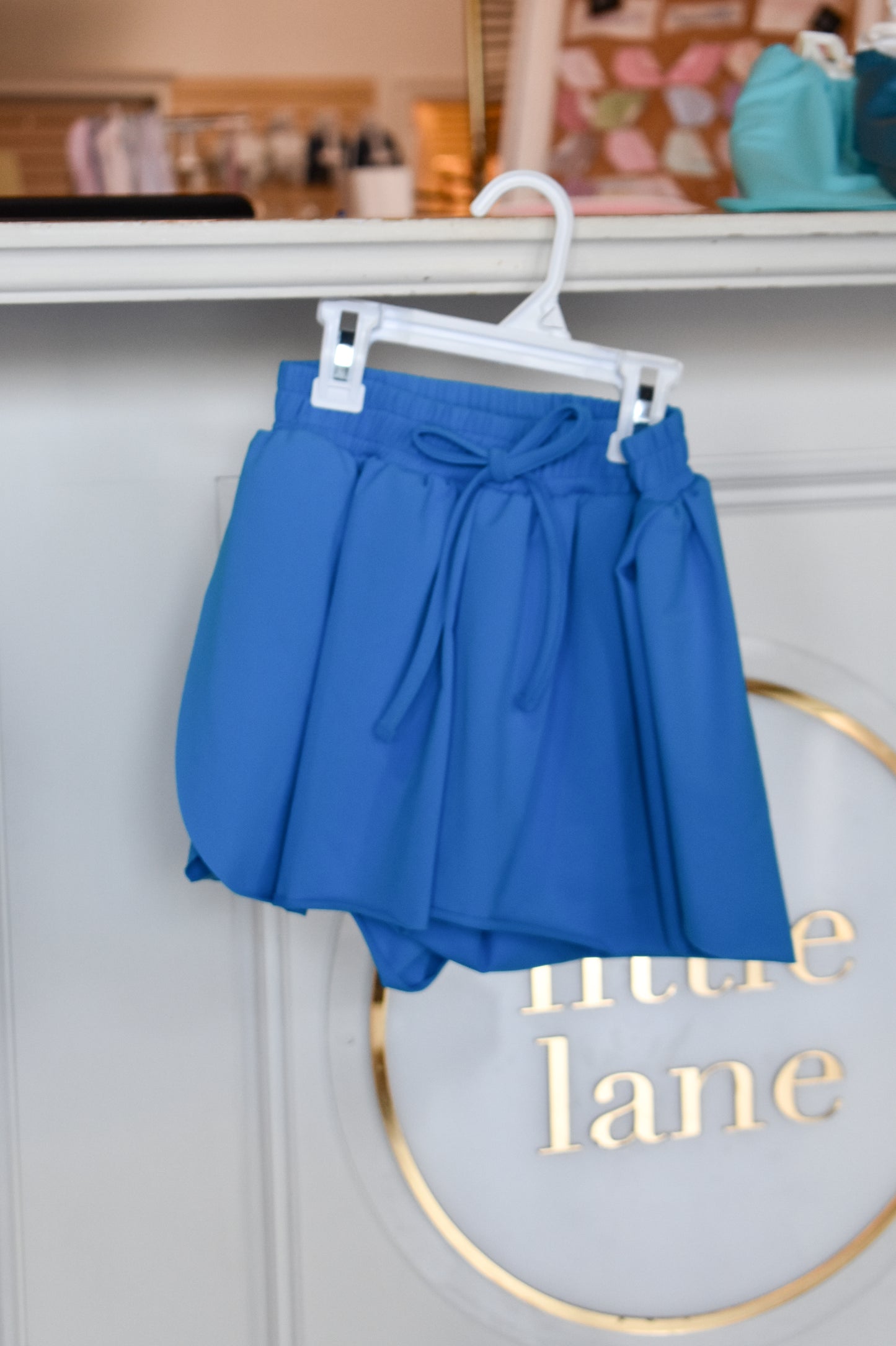 Butterfly Shorts-Blue