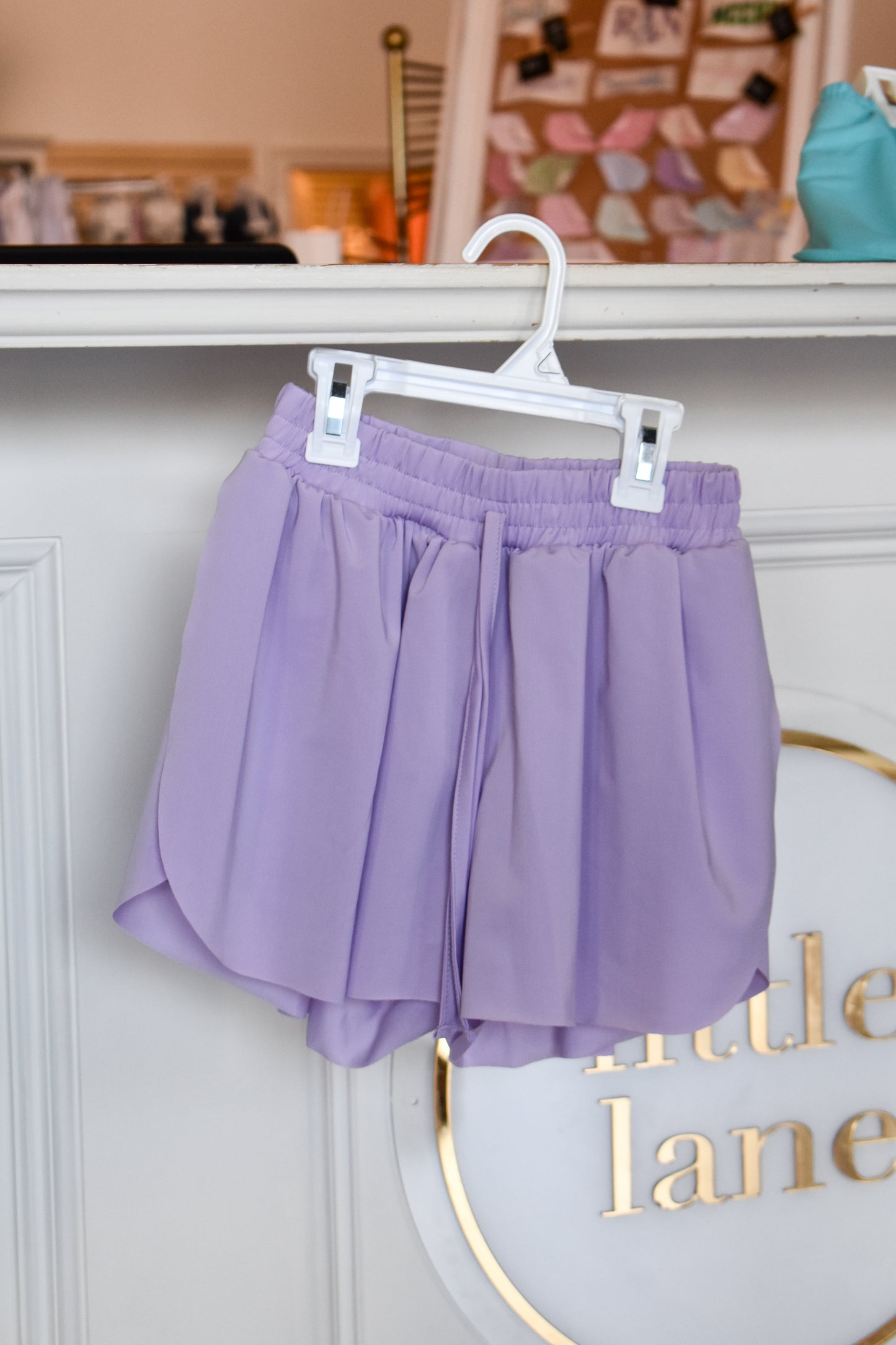 Butterfly Shorts-Lavender