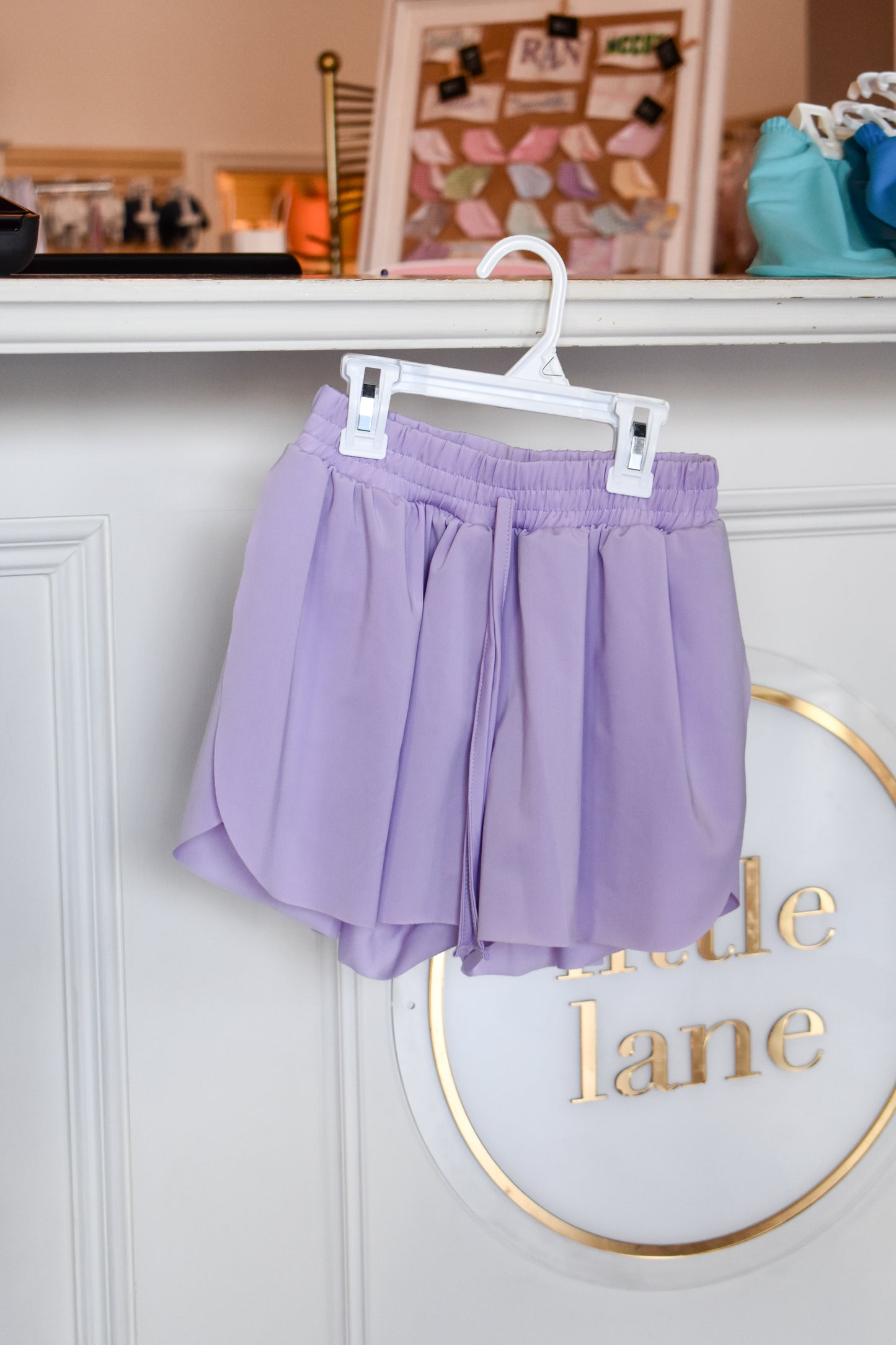 Butterfly Shorts-Lavender