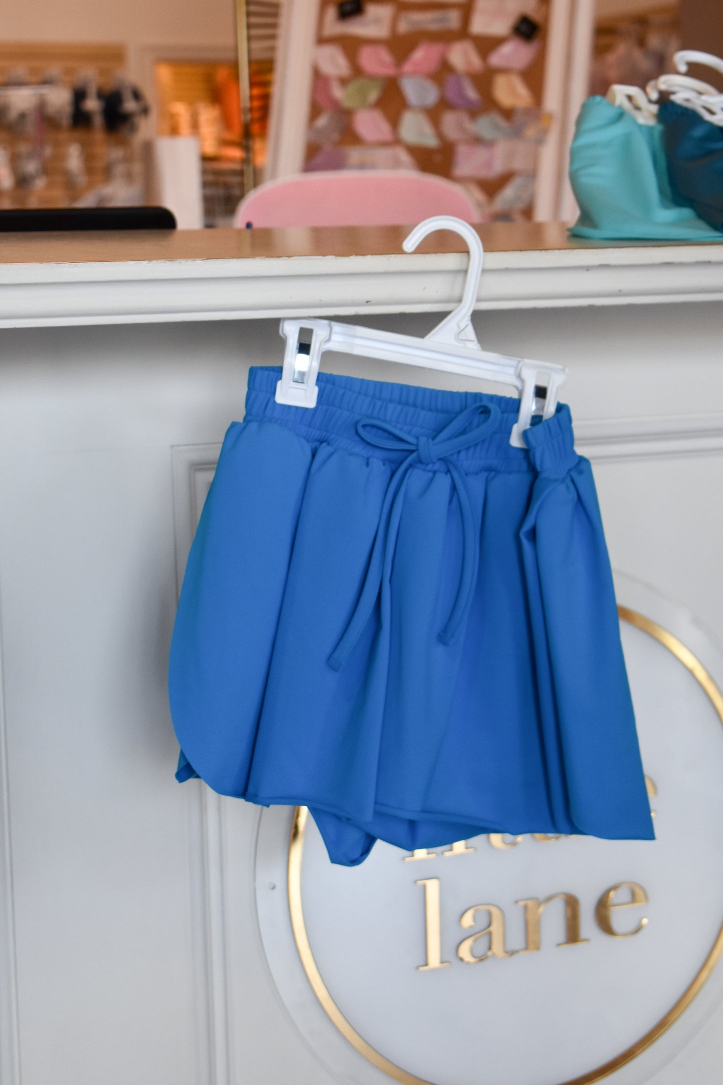 Butterfly Shorts-Blue