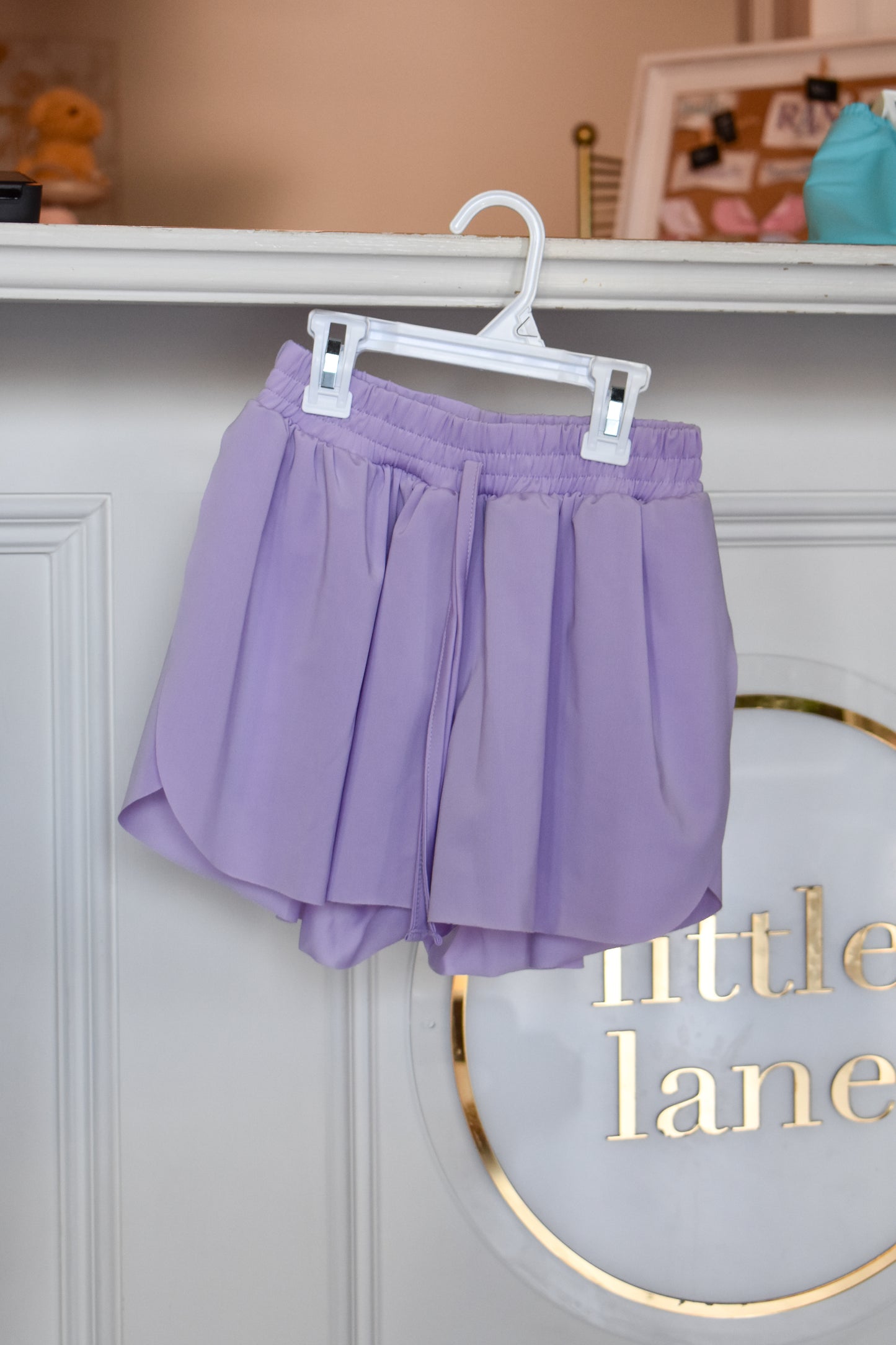 Butterfly Shorts-Lavender