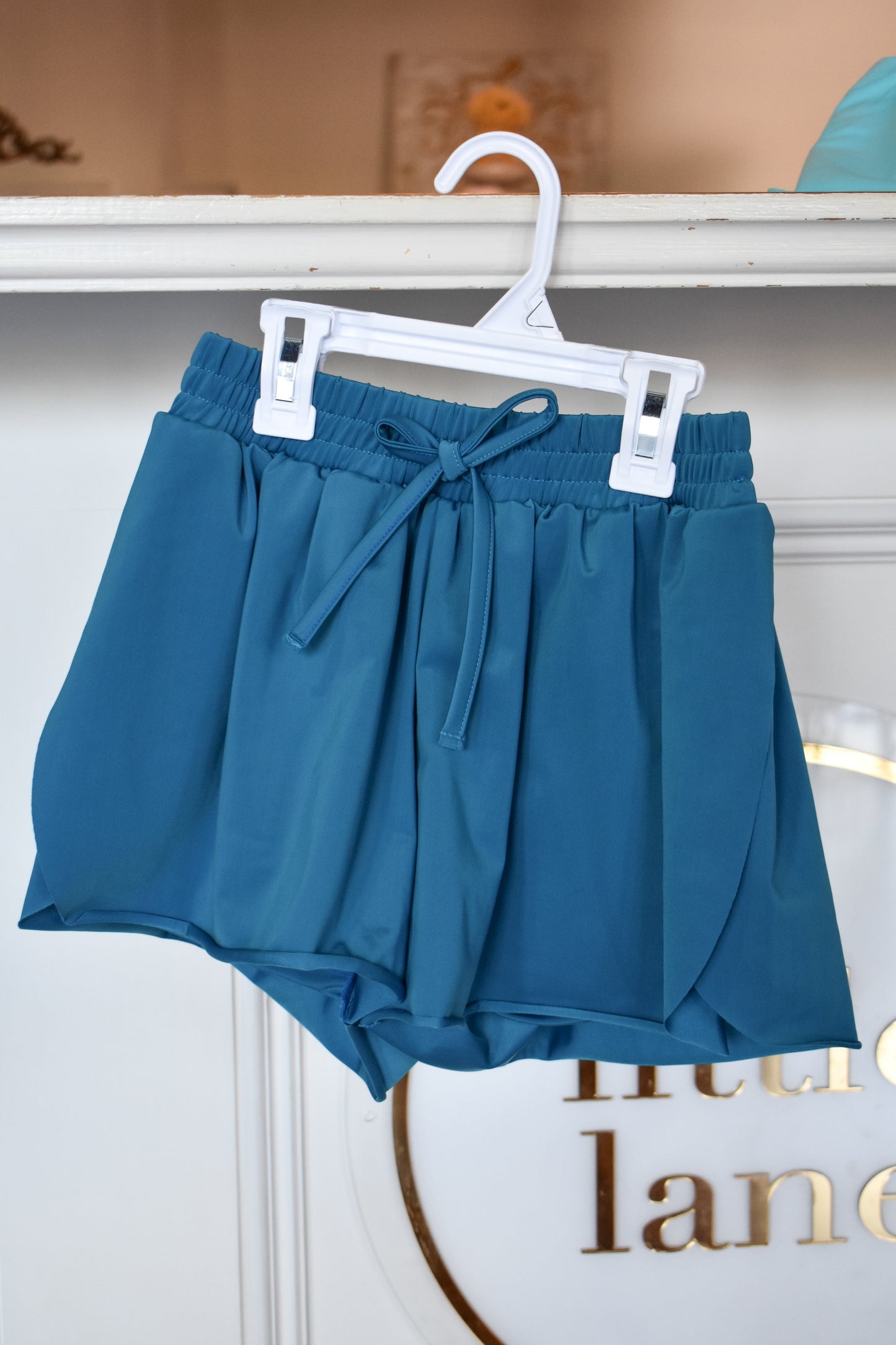Butterfly Shorts-Turquoise