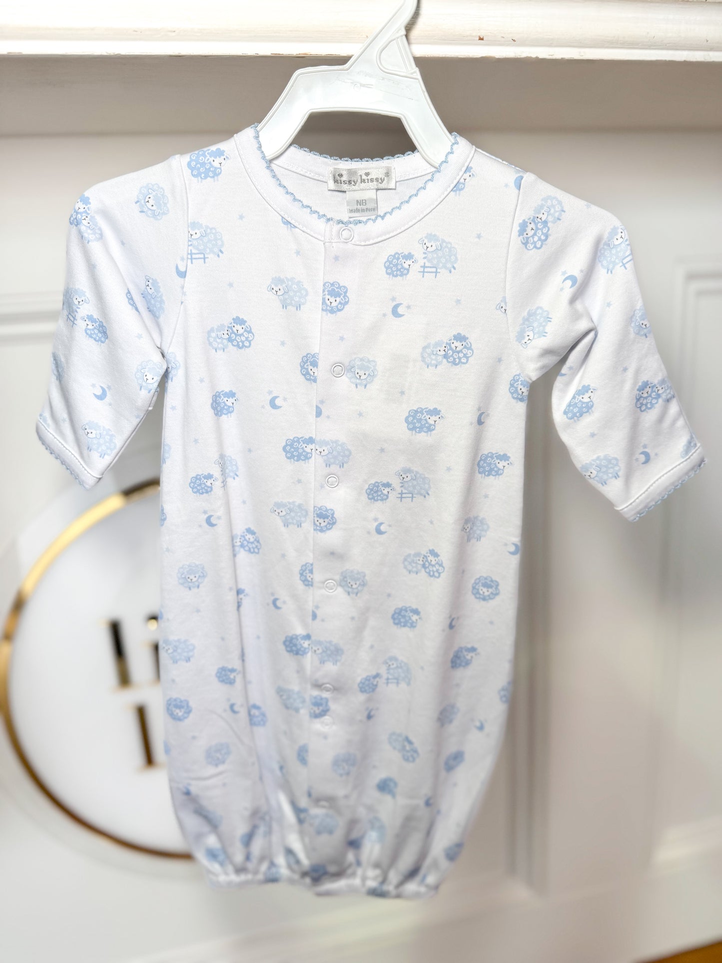 Baa Baa Blue Baby Sheep Converter Gown