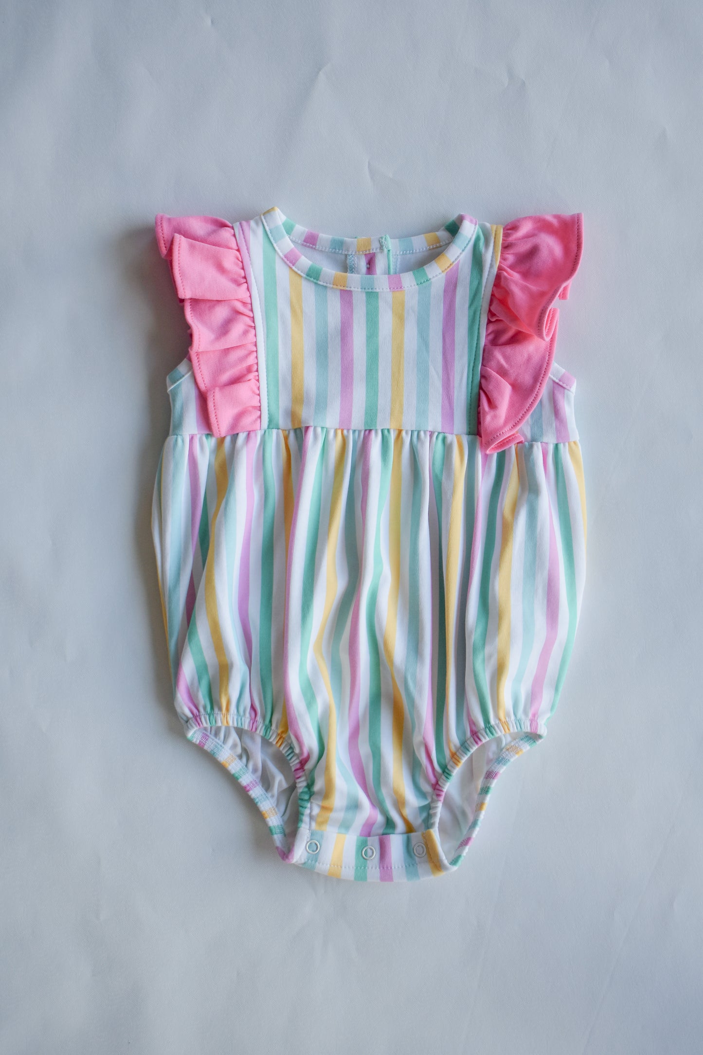 A Striped Summer-Liza Ruffled Bubble