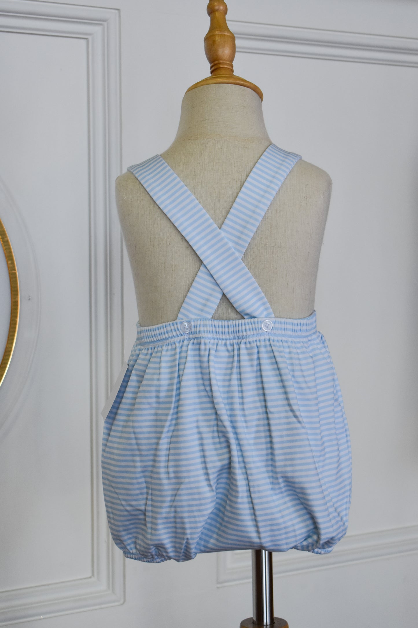Blue Striped Henry Sunsuit