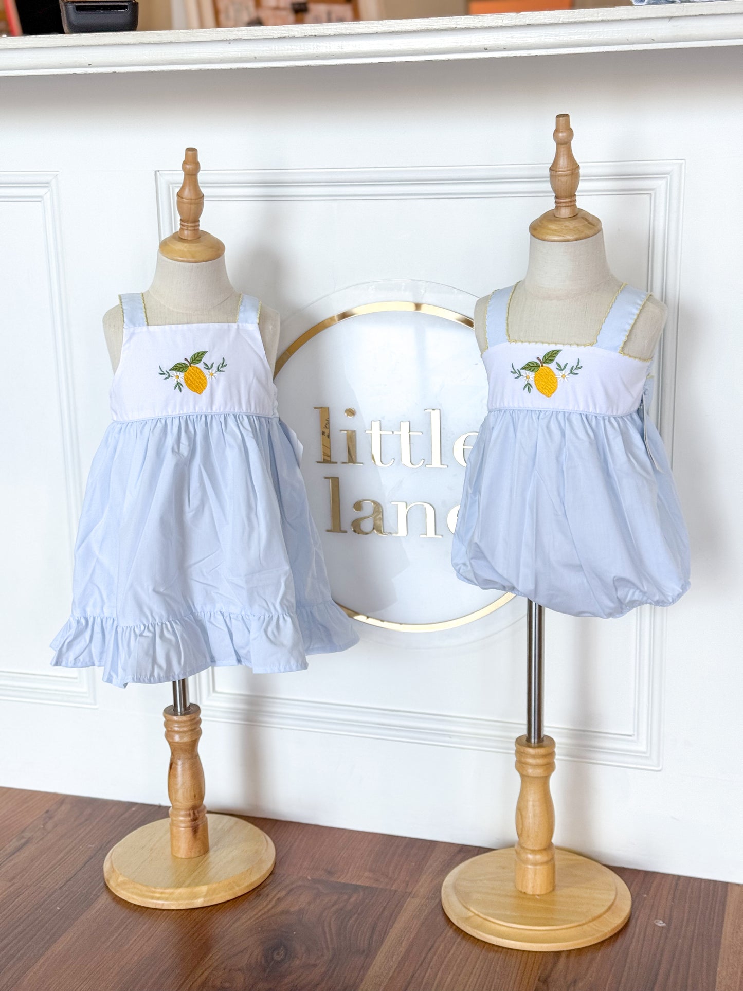 Lovely Lemon Yellow Trimmed Ruffle Sundress