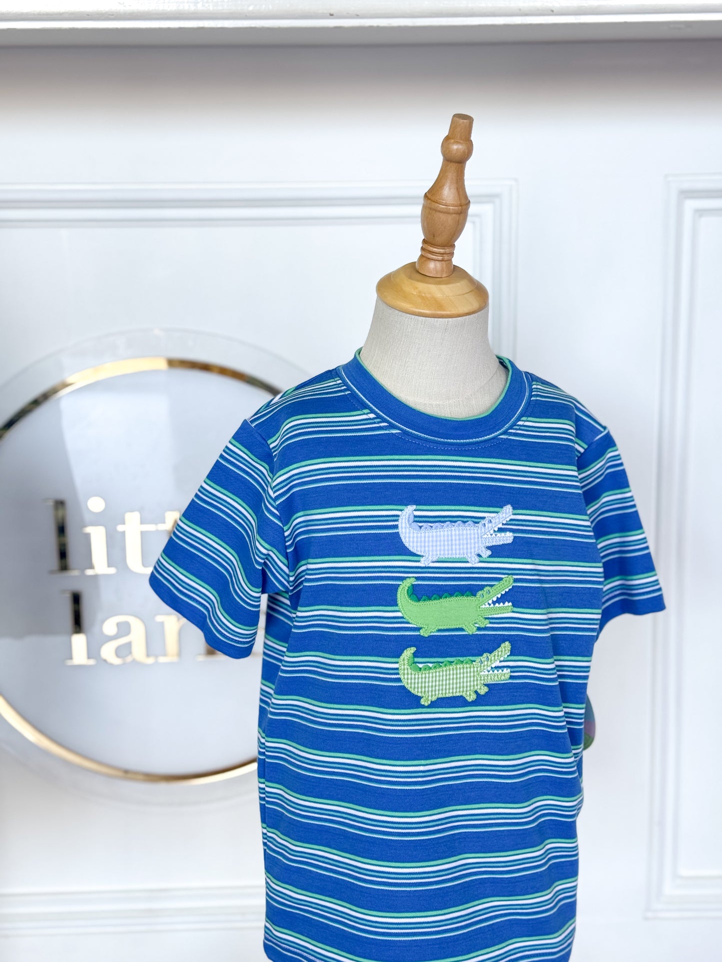 Great Gator Striped Short Set