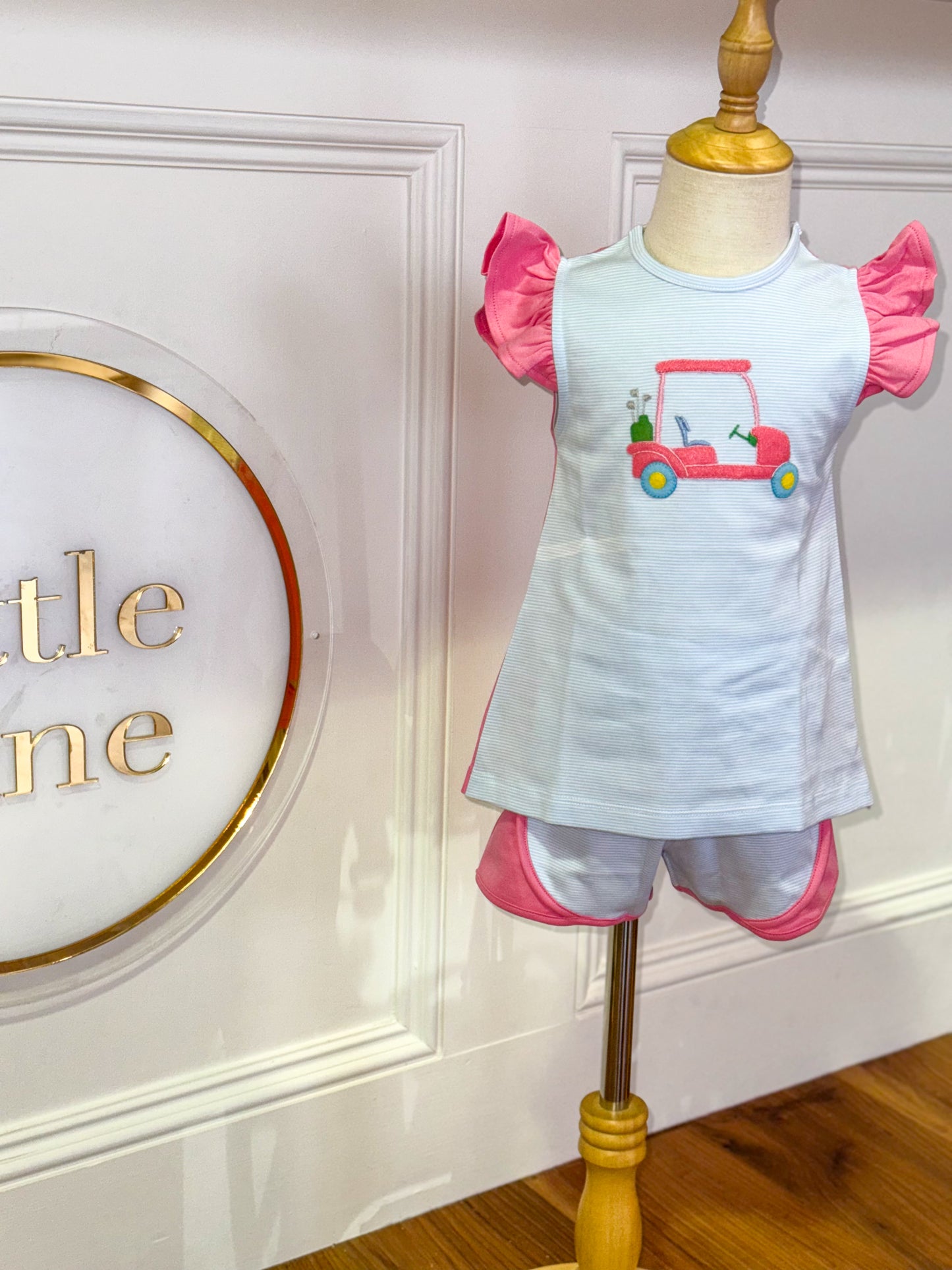 Putting Pink Girly Short Set