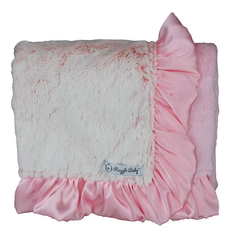 Double Plush Blanket-Frosted Pink