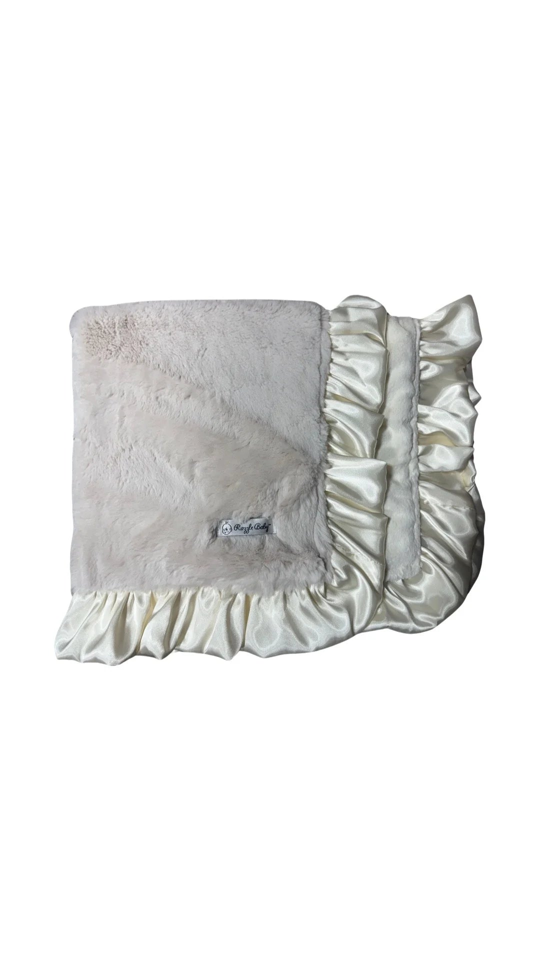 Double Plush Blanket-Ivory Willow