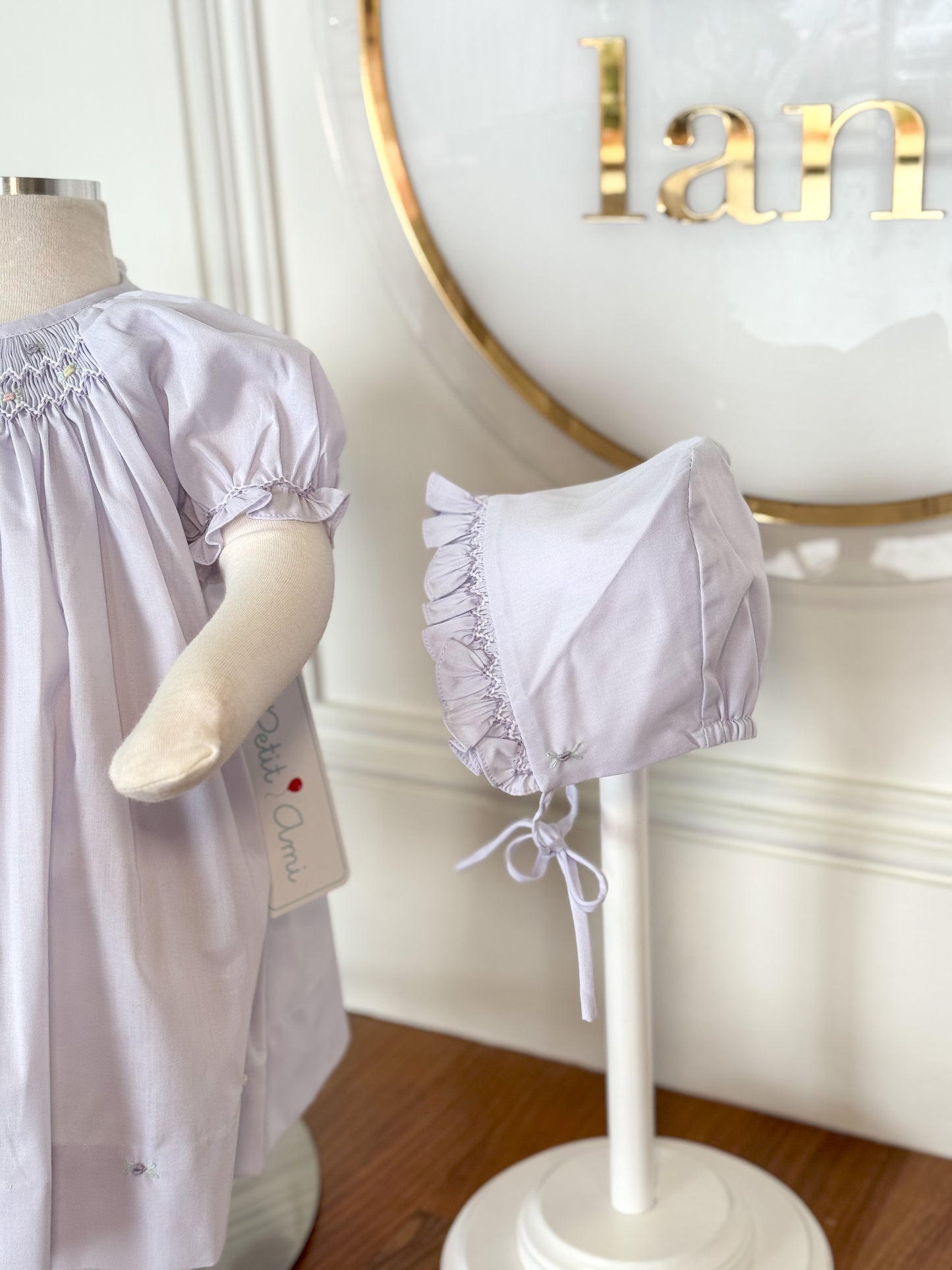 Lavender Floral Smocked Daygown