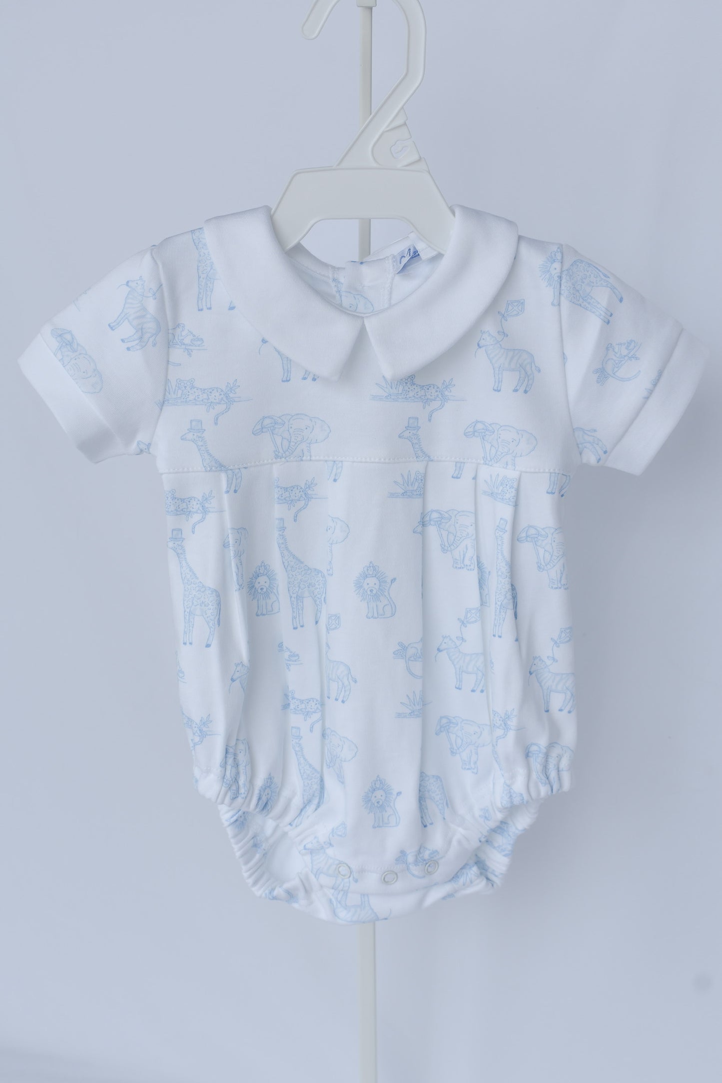 Classic Blue Toile Boy Bubble
