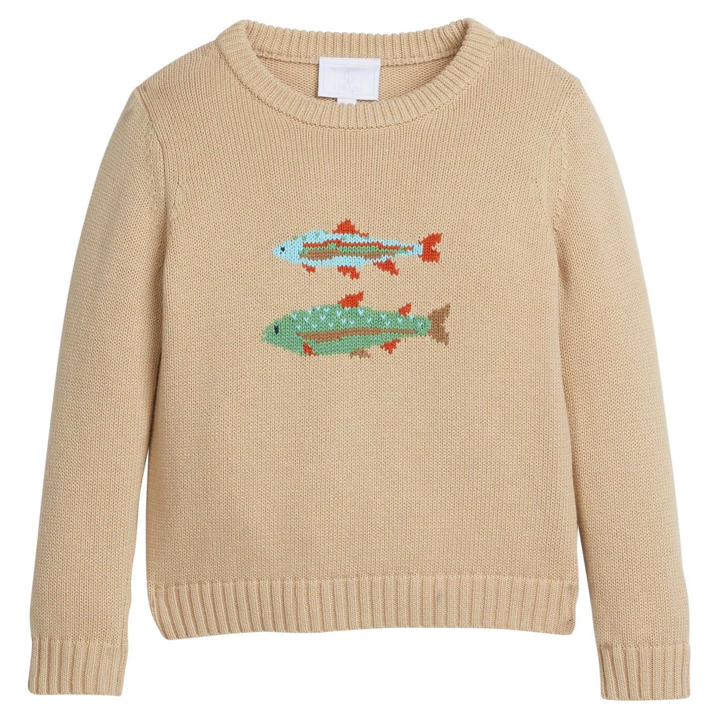 Intarsia Sweater-Fish