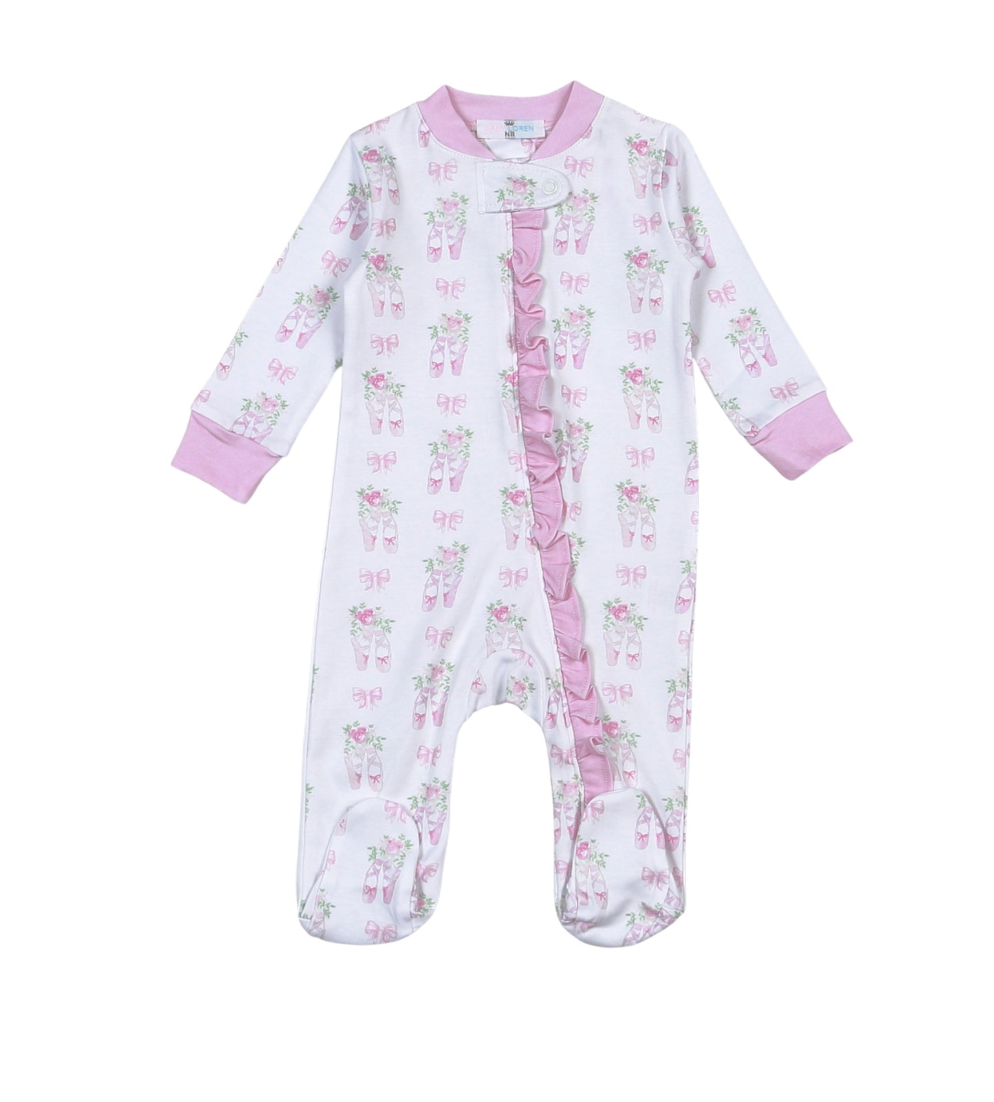 Twinkle Toes Zipper Footie