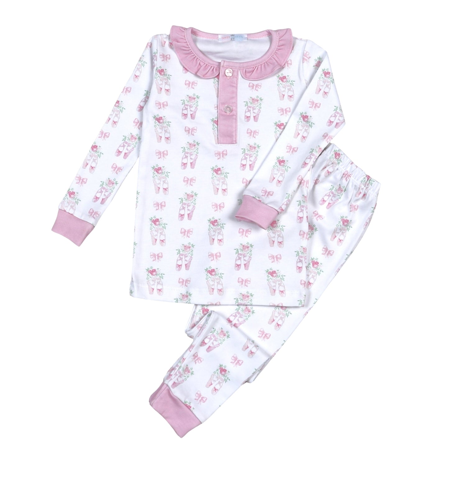 Twinkle Toes Pima Pant PJ Set